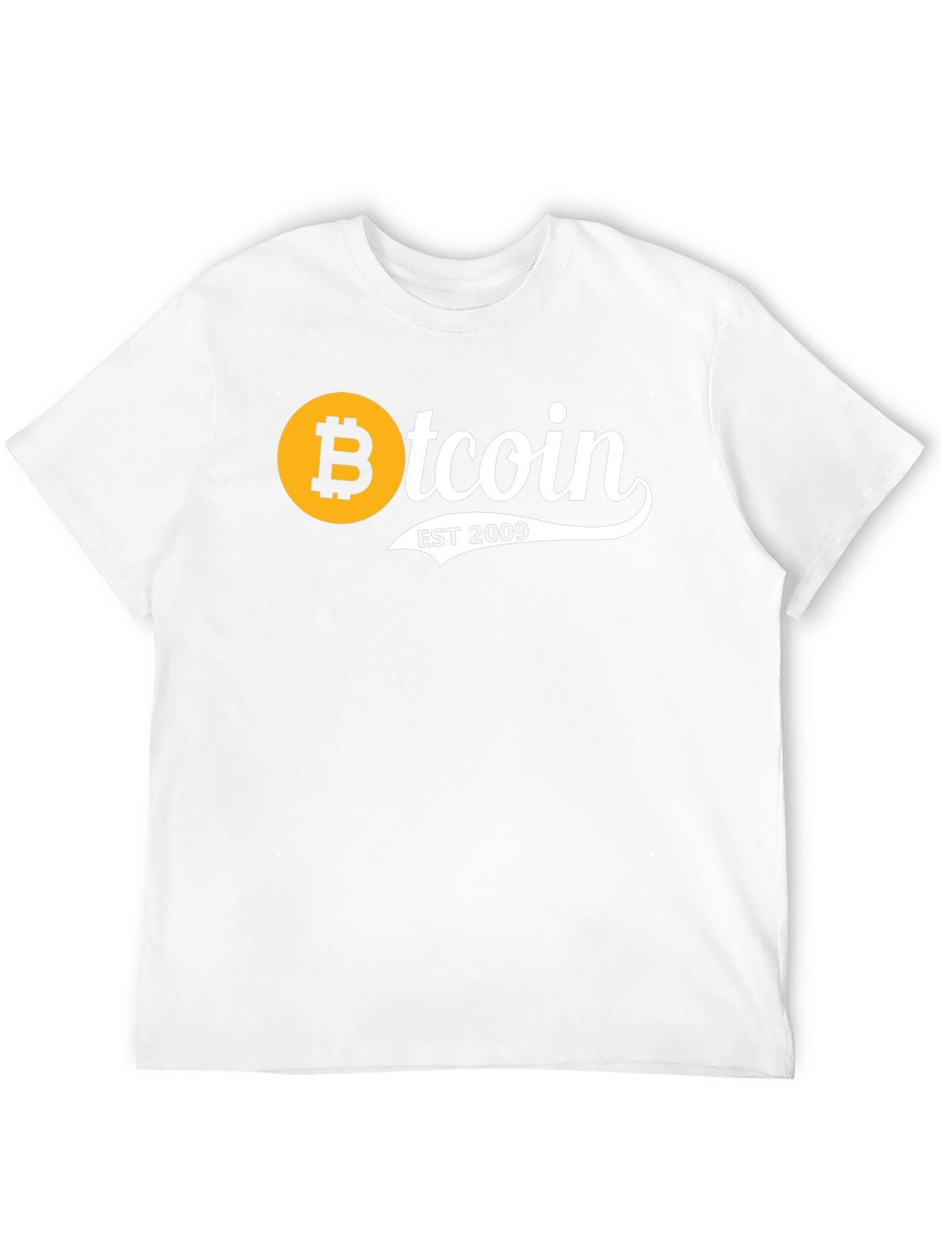 Black Bitcoin EST 2009 Black T-Shirt view 12