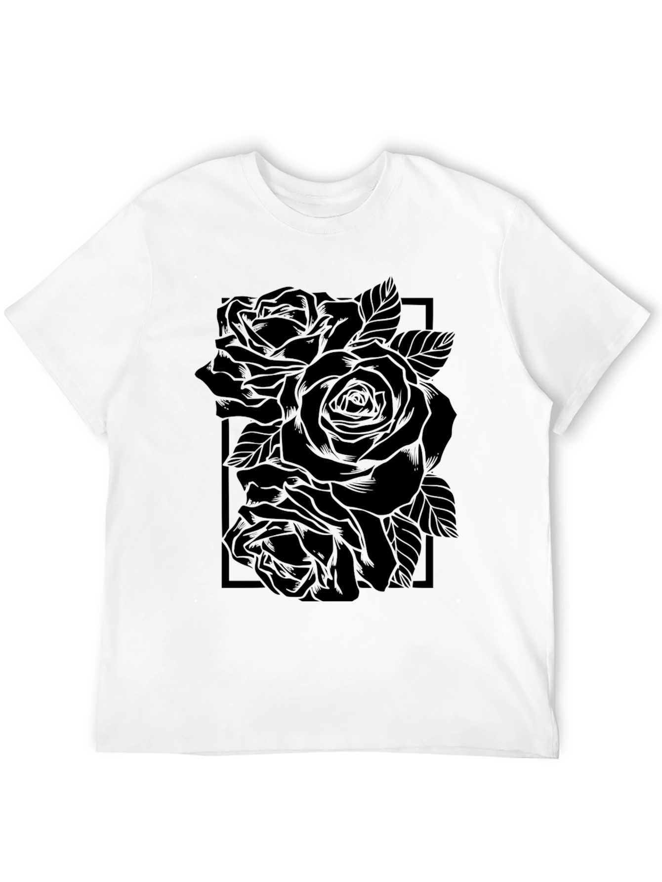 Black Black Rose Graphic Tee - Men's Fashion view 12