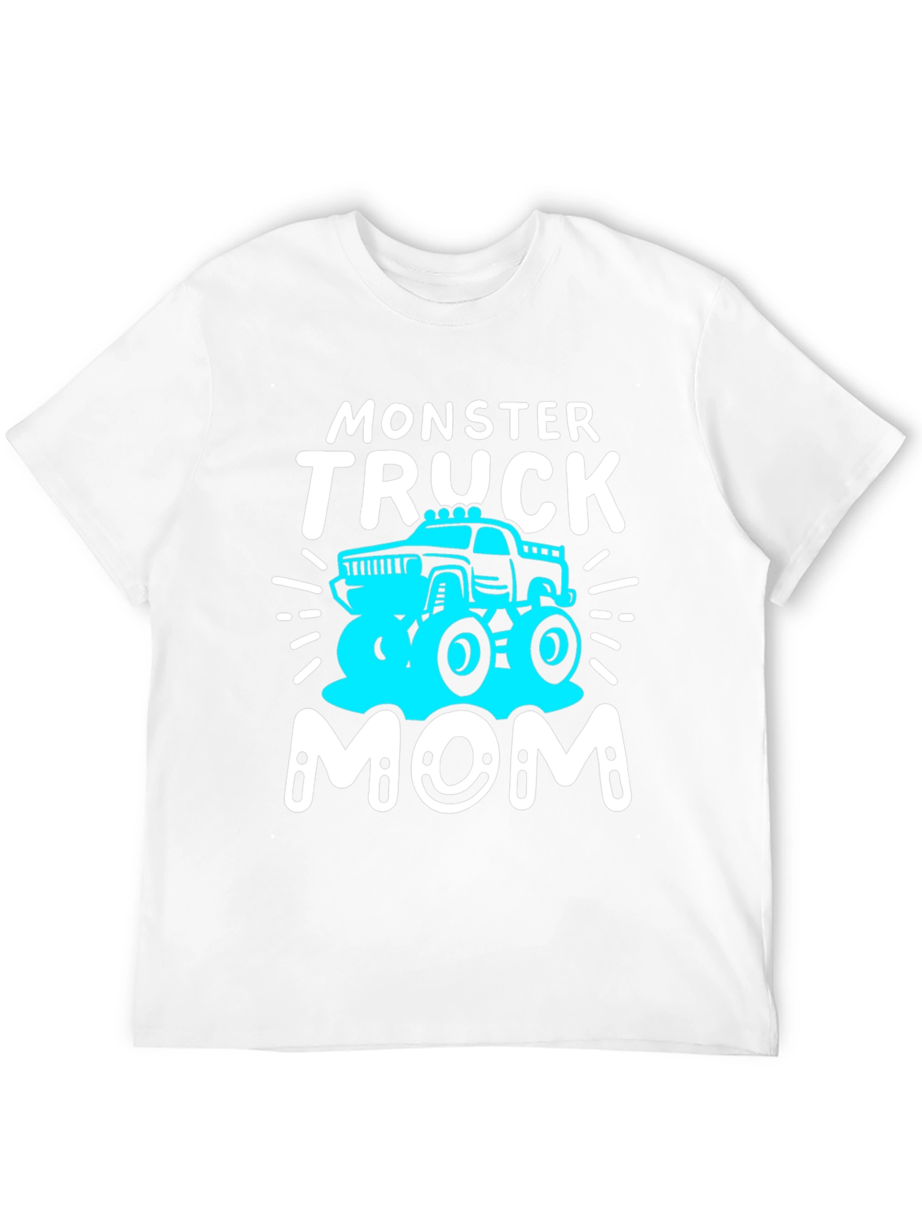 Black Monster Truck Mom T-Shirt view 12
