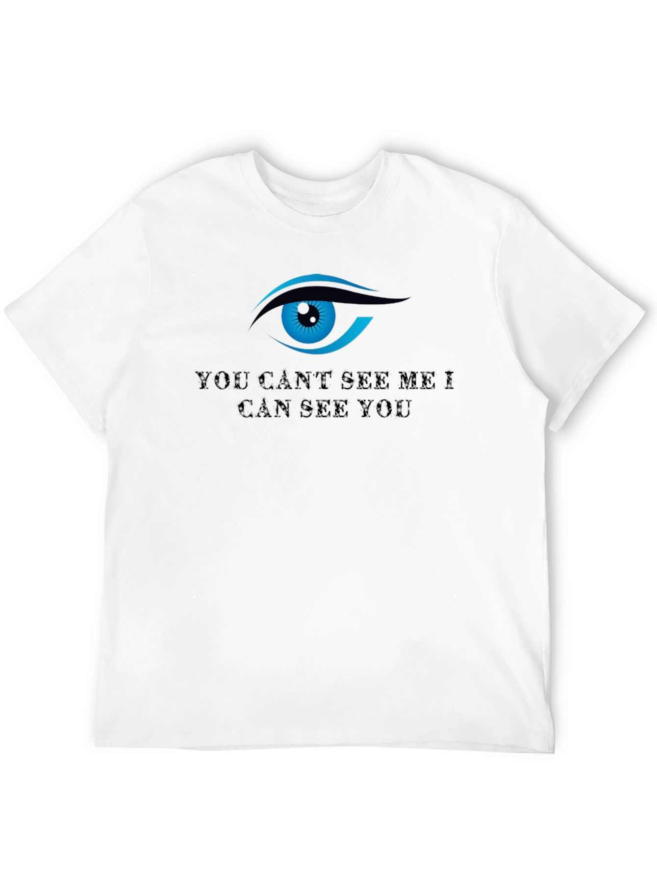 Black All Seeing Eye T-Shirt - You Can't See Me view 12