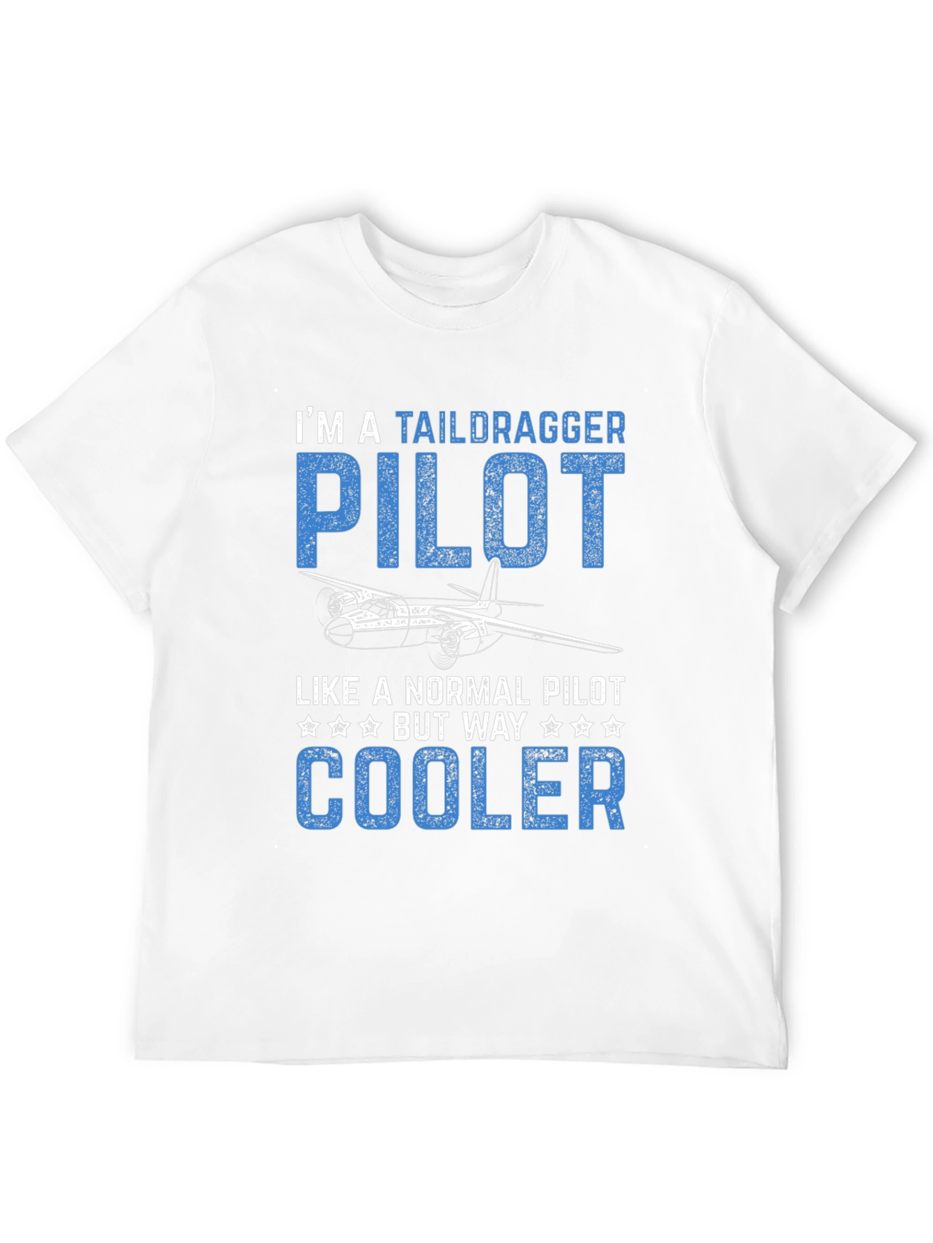 Black Taildragger Pilot T-Shirt - Cool Aviation Tee view 12