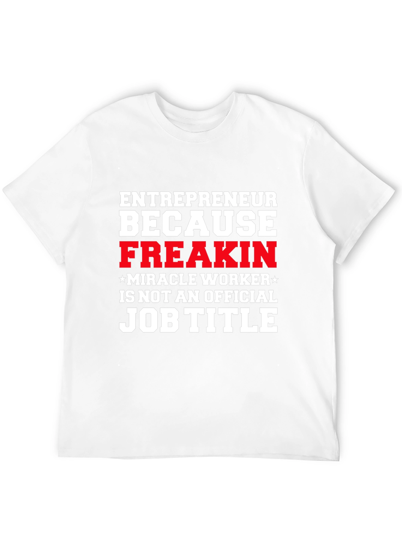 Black Entrepreneur Funny Job Title T-Shirt view 12