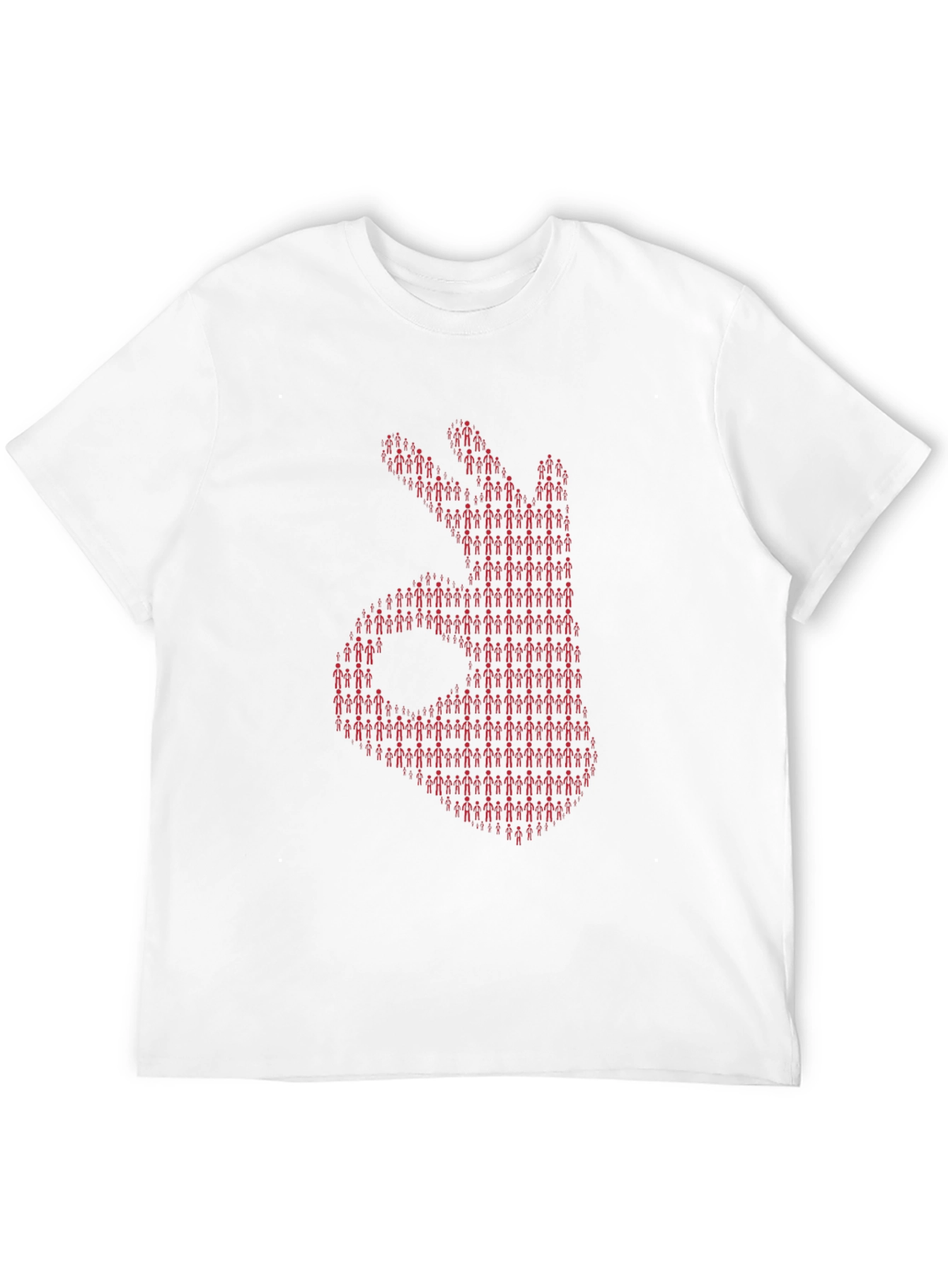 Black OK Hand Sign Graphic Tee - Unique Design view 12