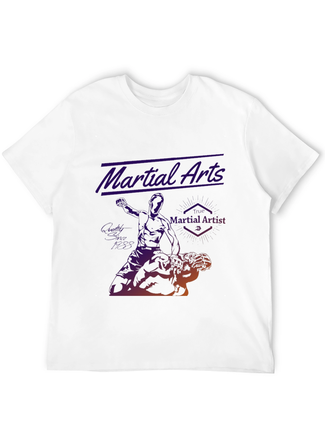 Black Martial Arts Graphic Tee - Black view 12