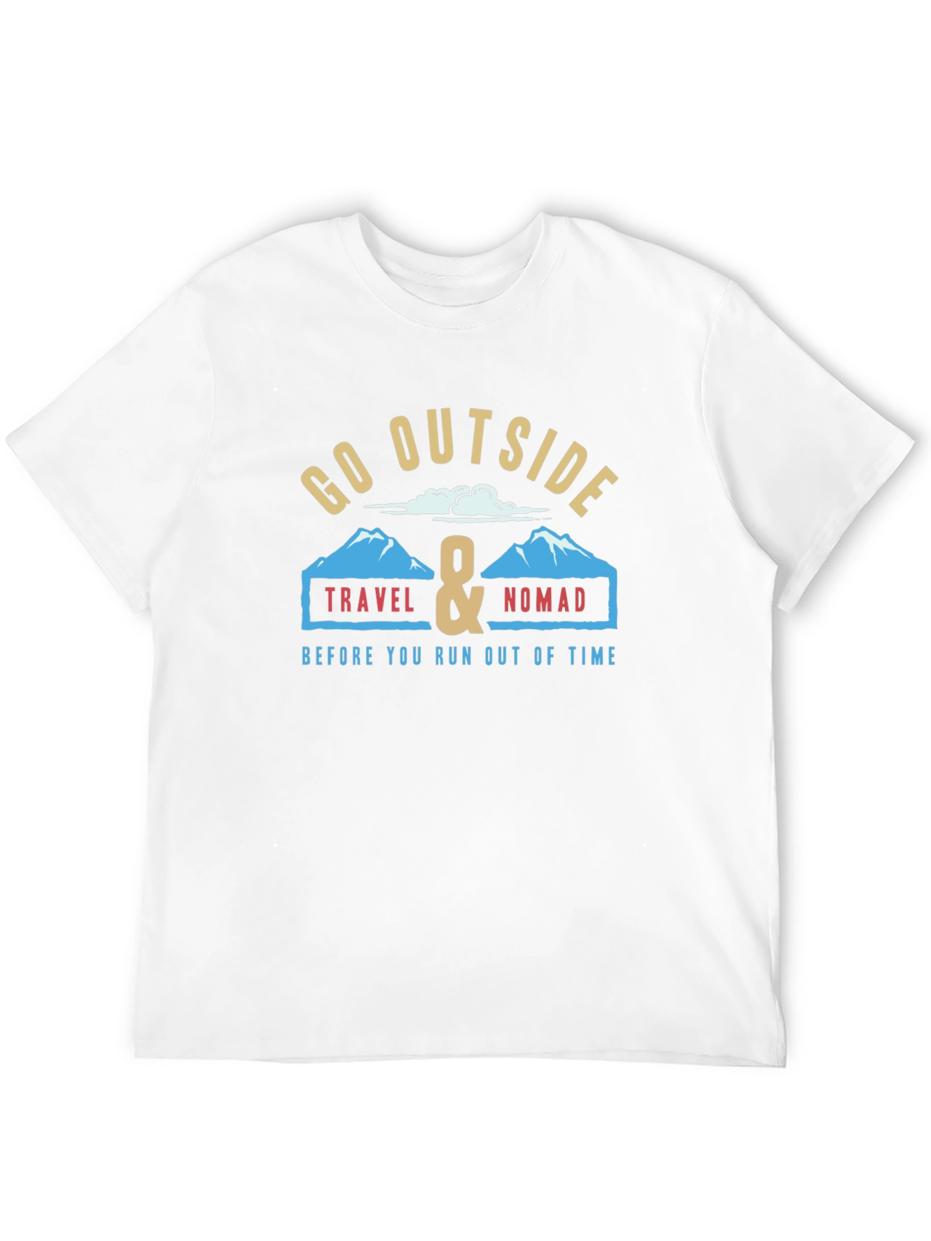 Go Outside Graphic Tee - Travel & Nomad Adventure Shirt - 12
