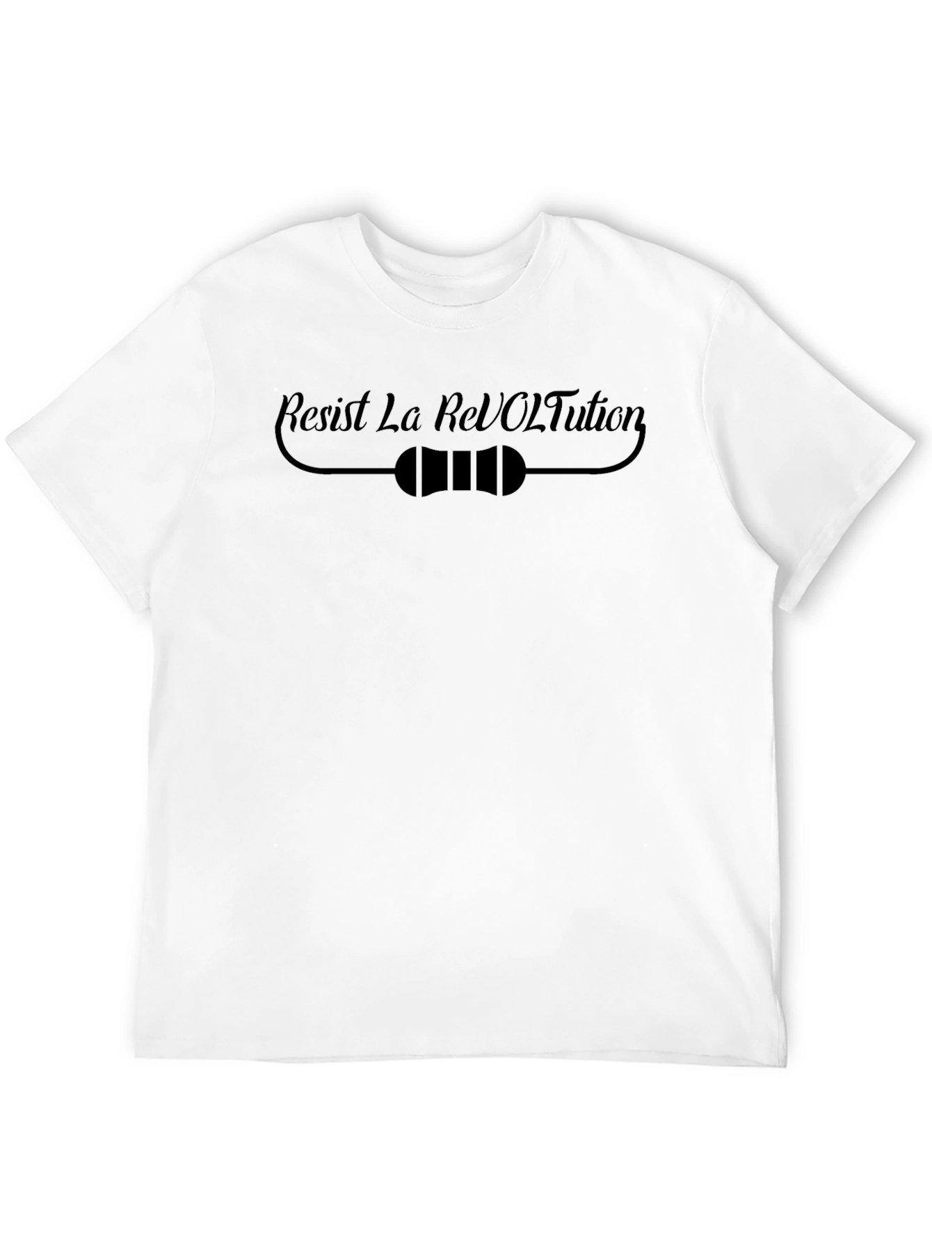 Black Resist La ReVOLTution Black T-Shirt view 12