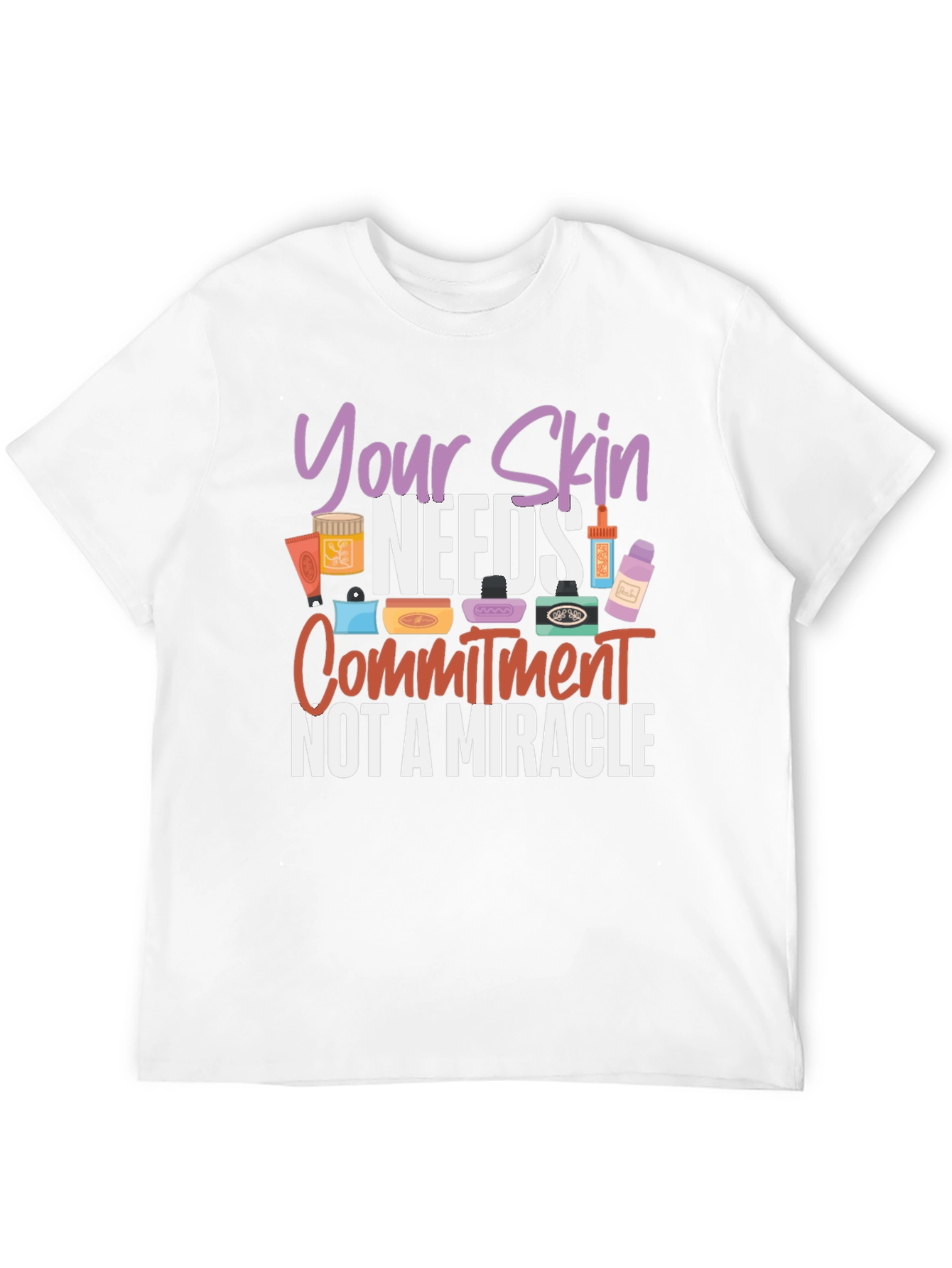 Black Skin Care Commitment T-Shirt view 12