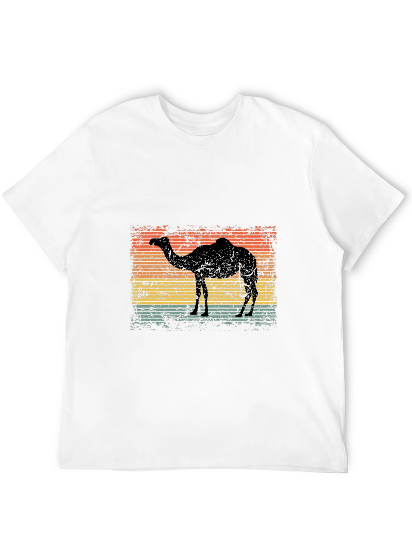 Black Retro Camel T-Shirt view 12