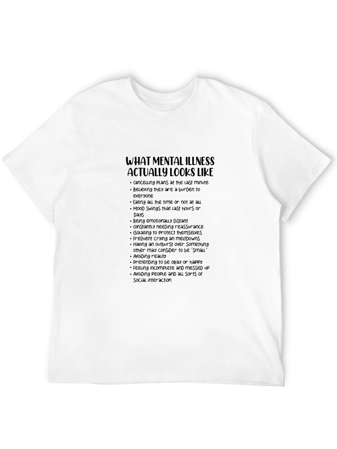 Black Mental Health Awareness Graphic Tee view 12