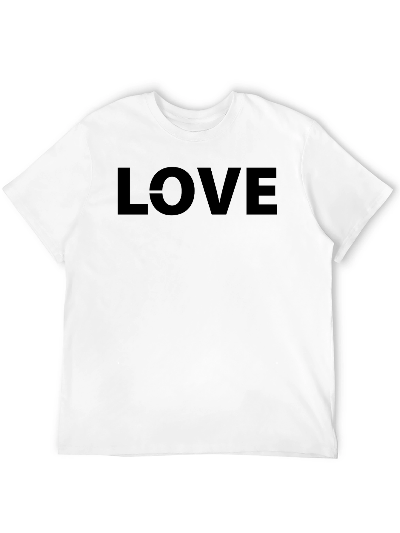 Black Love Graphic Black T-Shirt - Trendy Casual Wear view 12