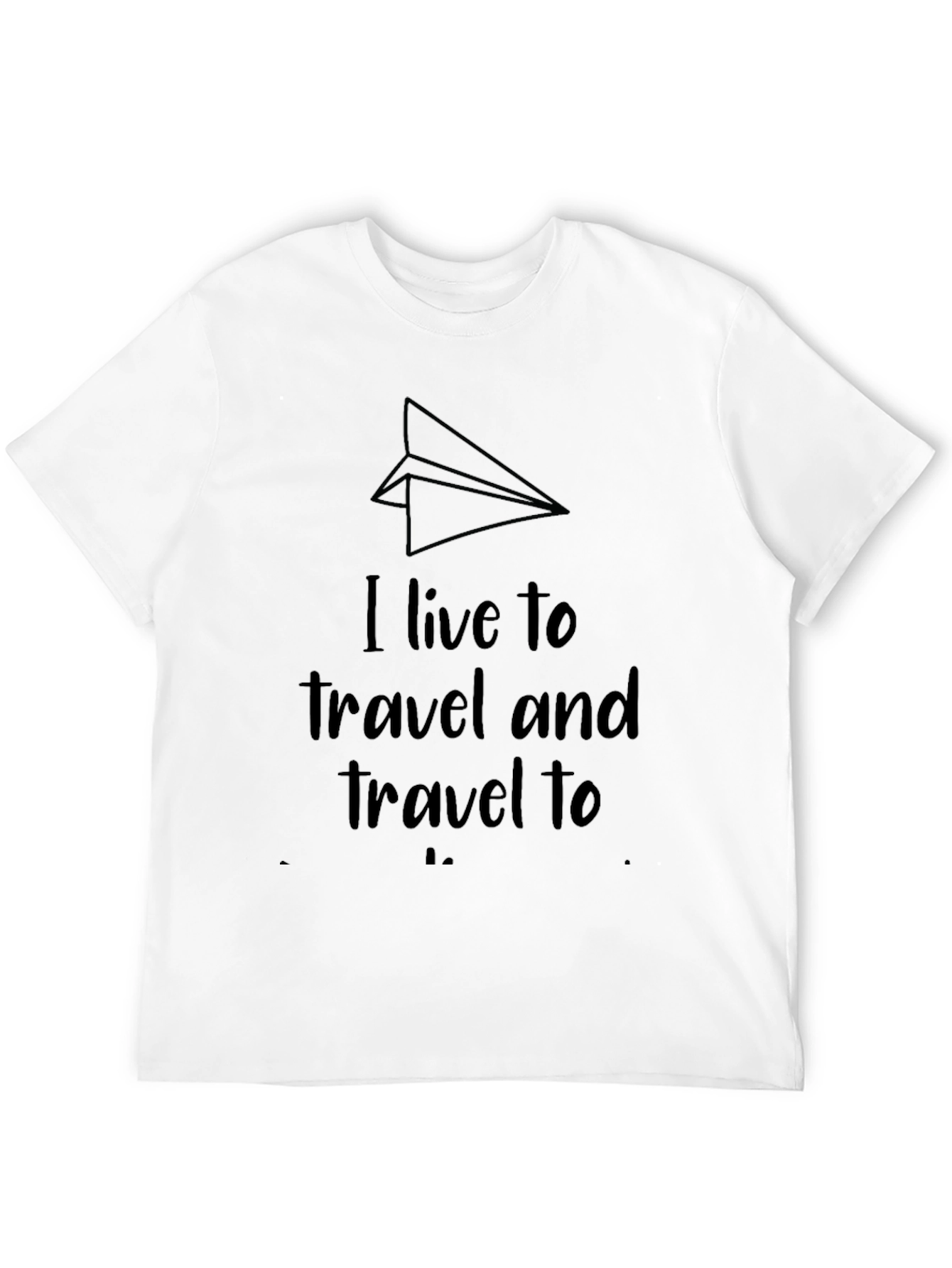Black Travel Inspiration Black Tee view 12