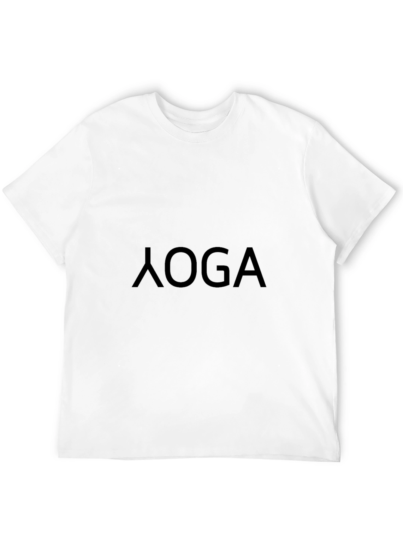 Black Yoga Graphic Tee - Black Cotton Comfort view 12