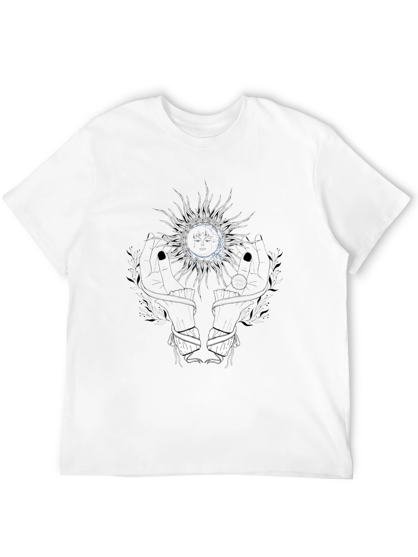 Black Mystic Sun Graphic Tee view 12