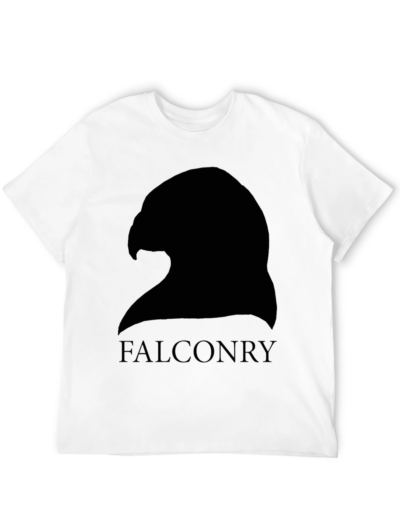 Black Falconry Silhouette Graphic Tee - Black view 12
