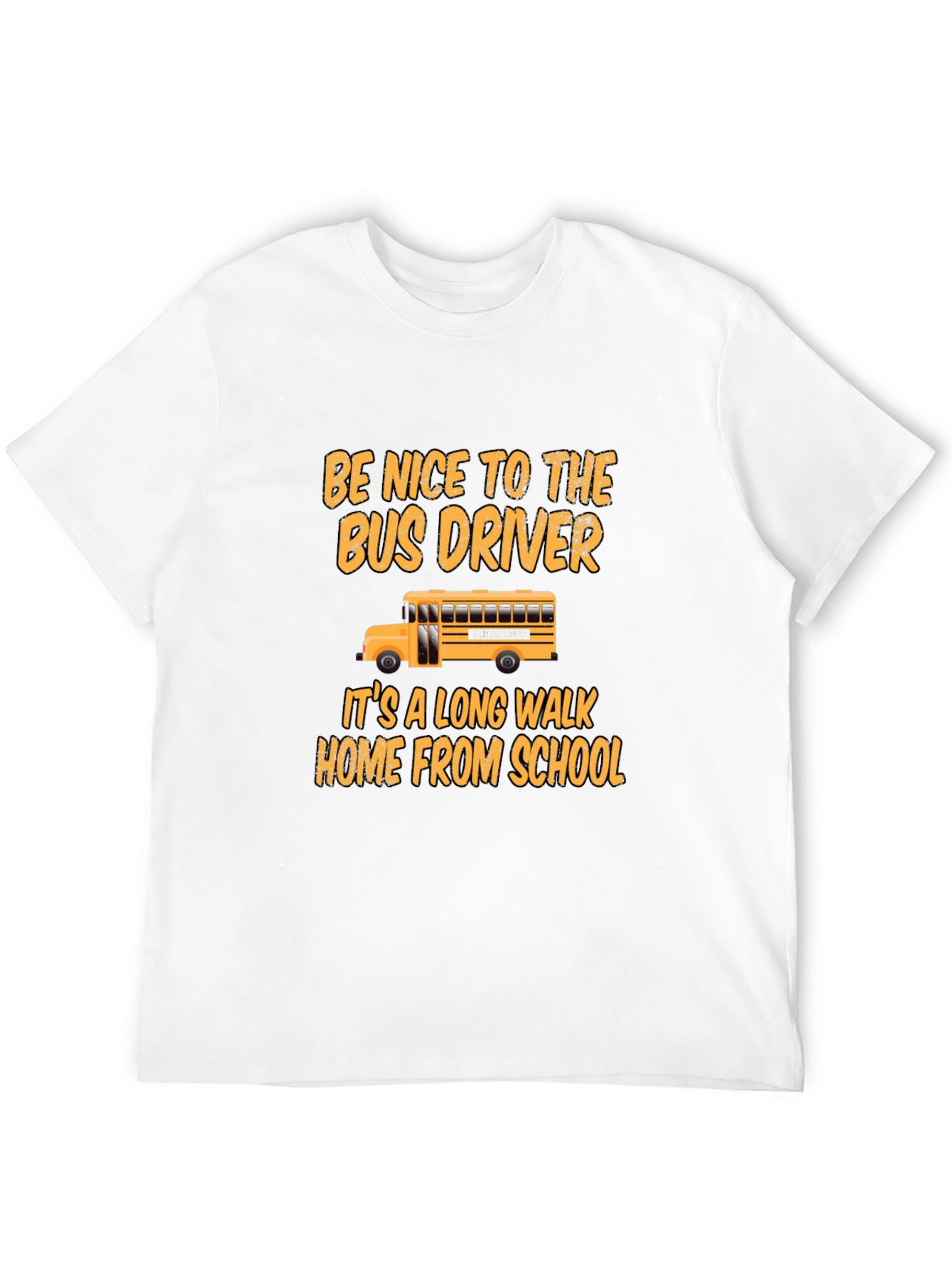 Black Be Nice to the Bus Driver T-Shirt view 12