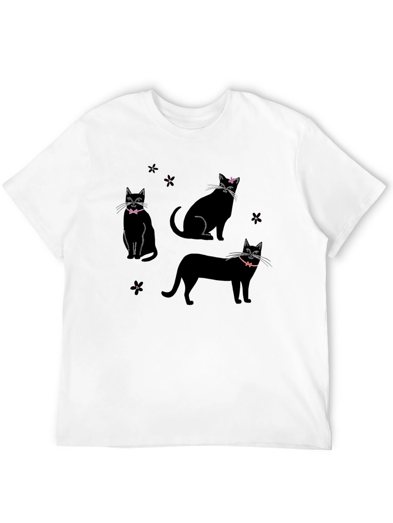 Black Black Cat T-Shirt with Bows view 12