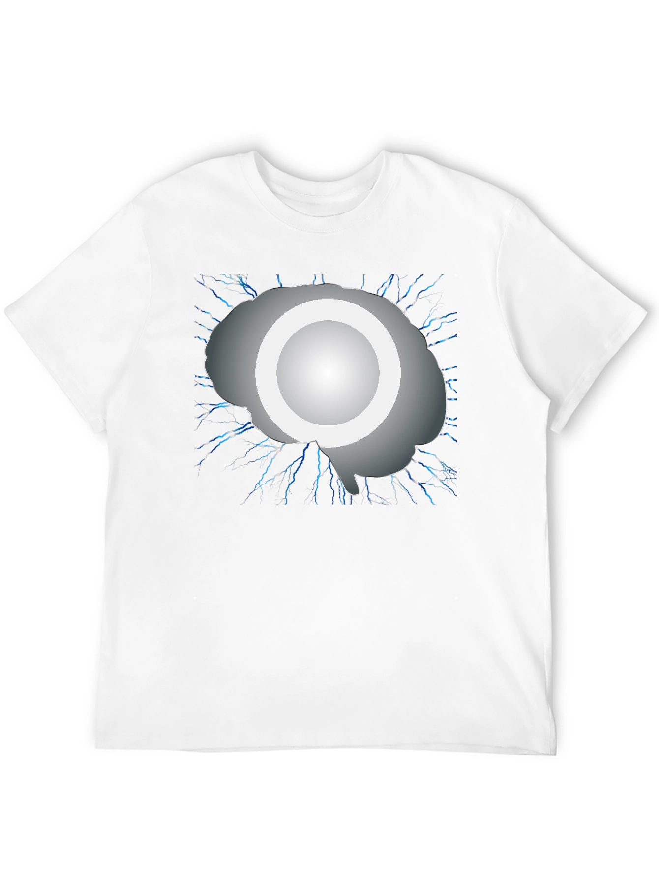 Black Brainstorm Tee - Light Up Your Intellect! view 12