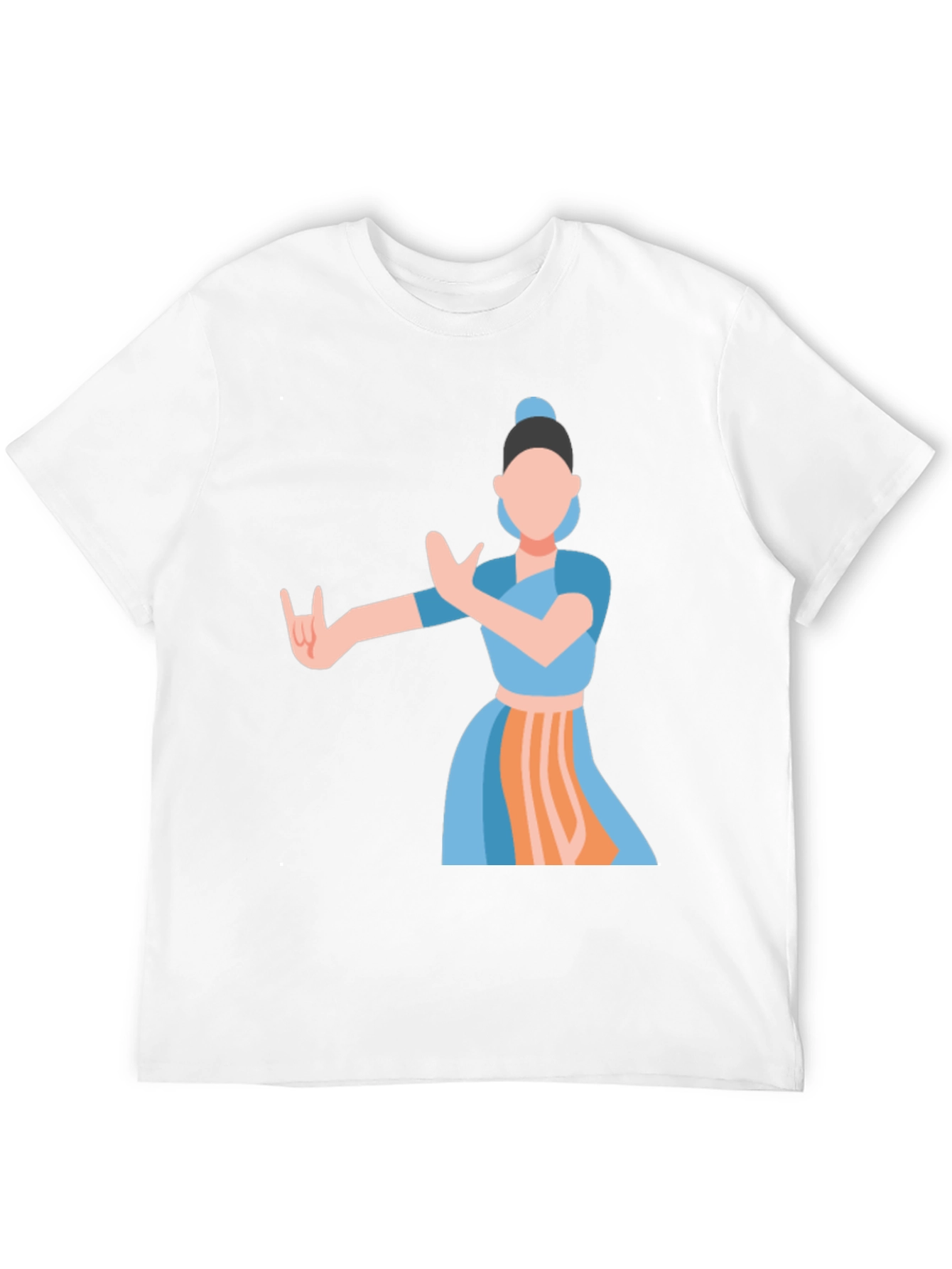 Indian Dance Graphic Tee - Classic Black - 12