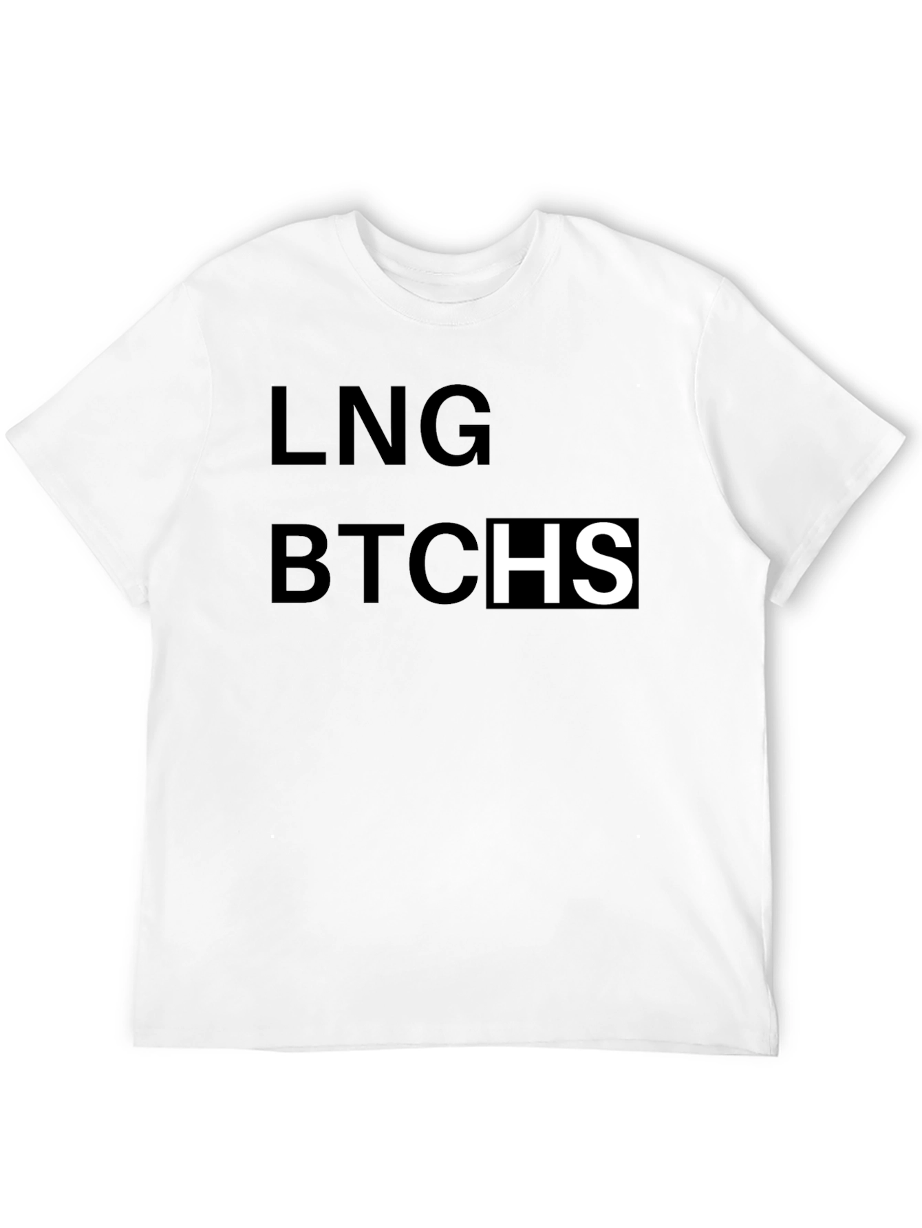 Black LNG BTCHS Graphic T-Shirt - Bold Statement Tee view 12