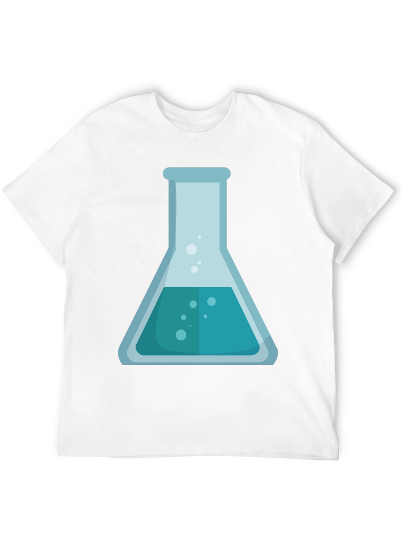 Black Science Beaker Graphic T-Shirt - Chemistry Lab Style Tee view 12