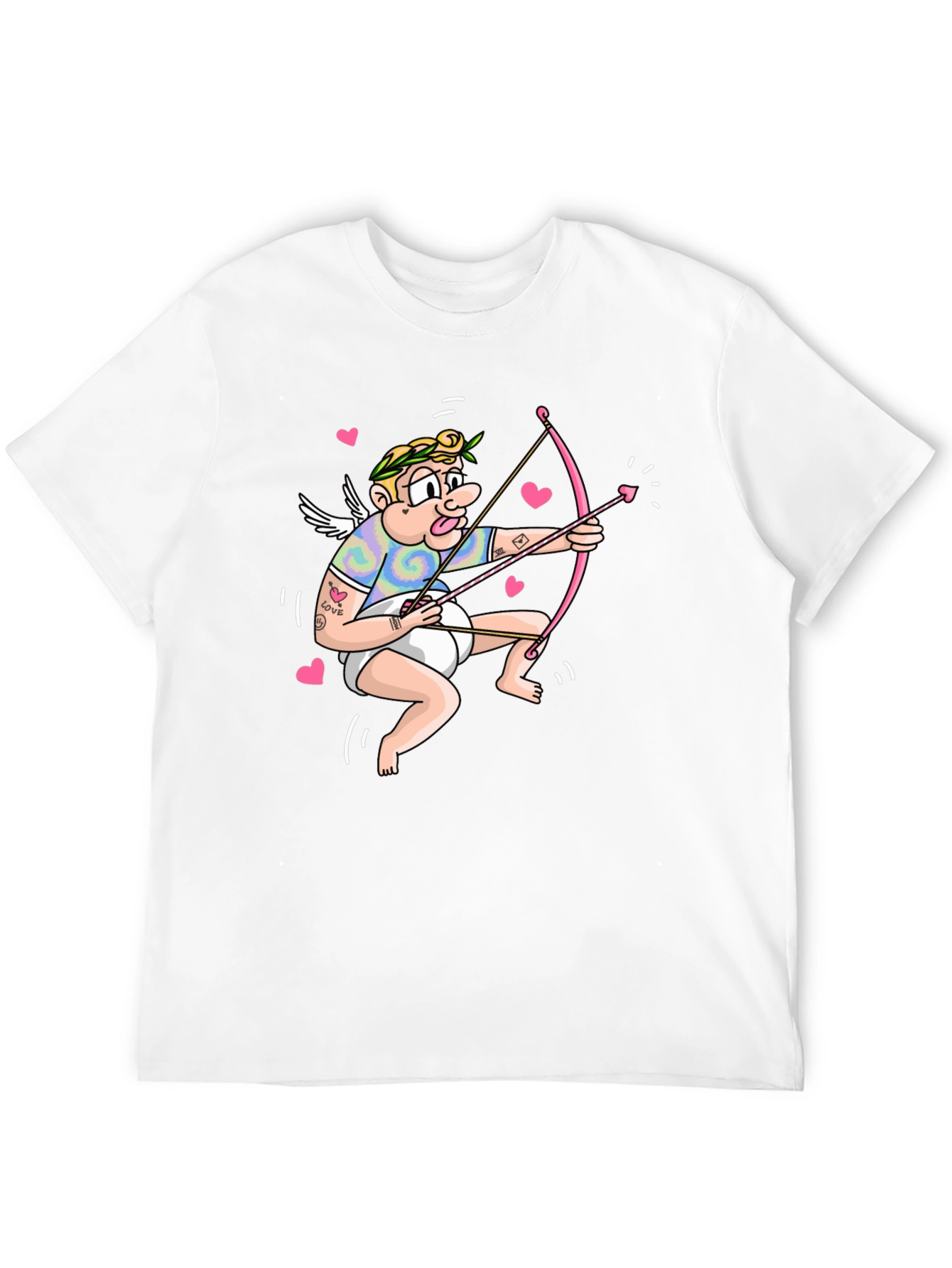 Black Cupid Arrow T-Shirt view 12