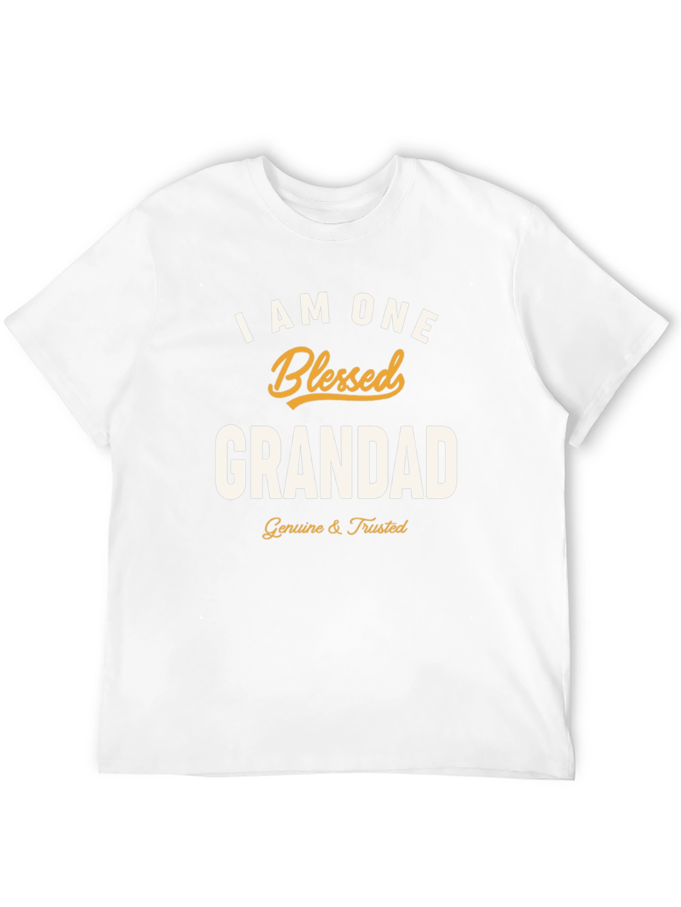 Black Blessed Grandad T-Shirt - Black Graphic Tee view 12