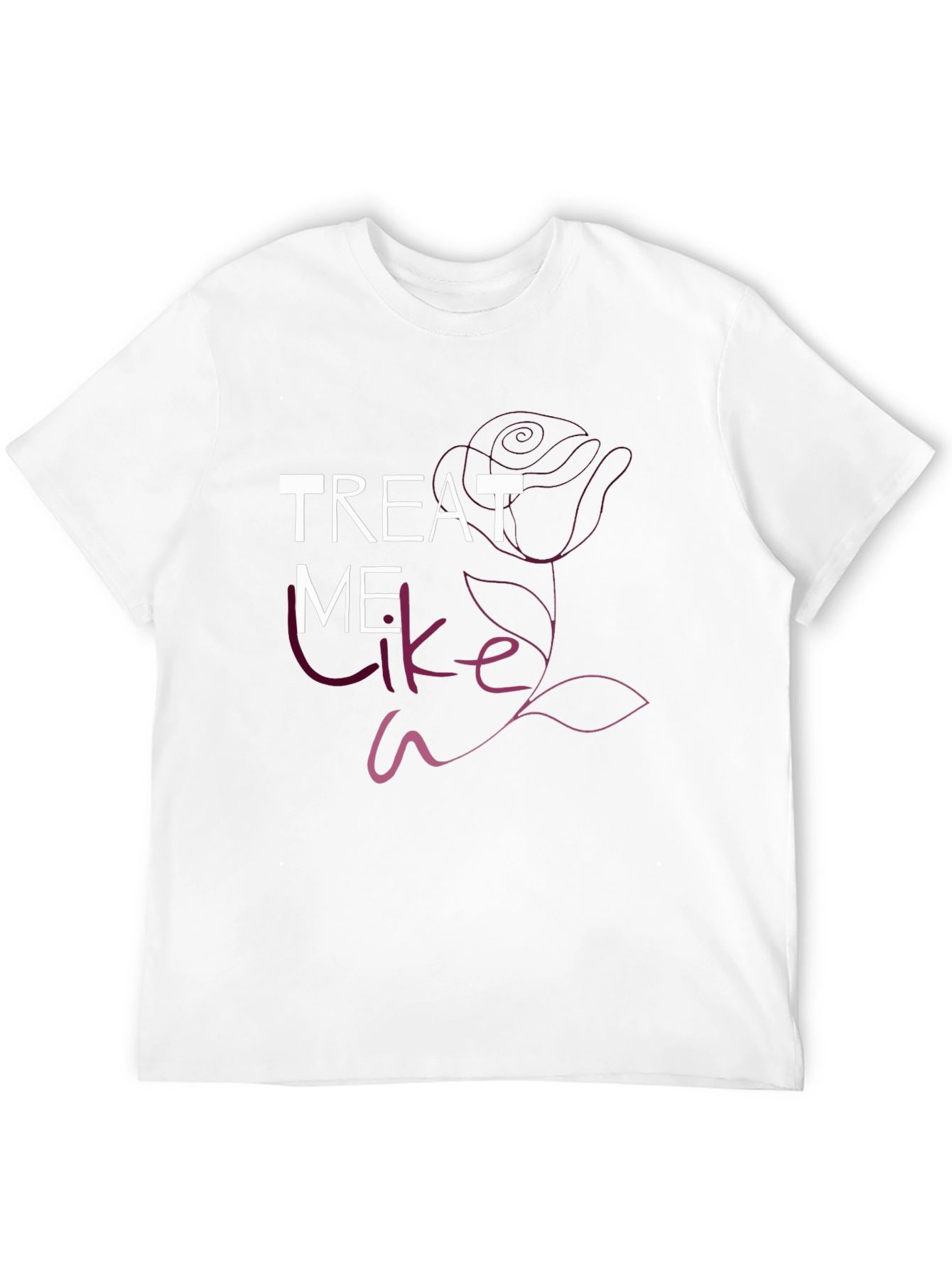 Black Treat Me Like a Rose Graphic Tee view 12