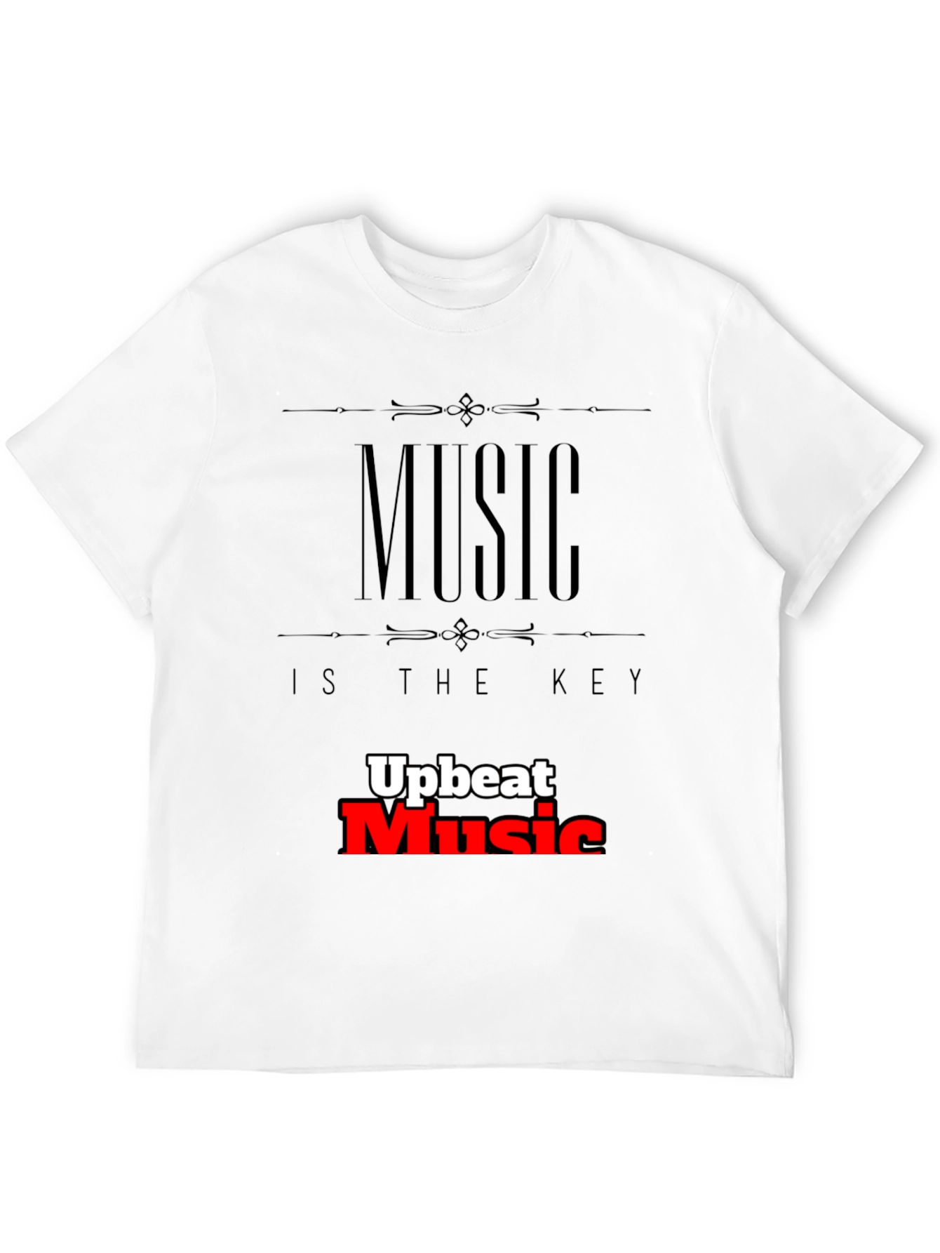 Black Music is the Key Graphic T-Shirt view 12