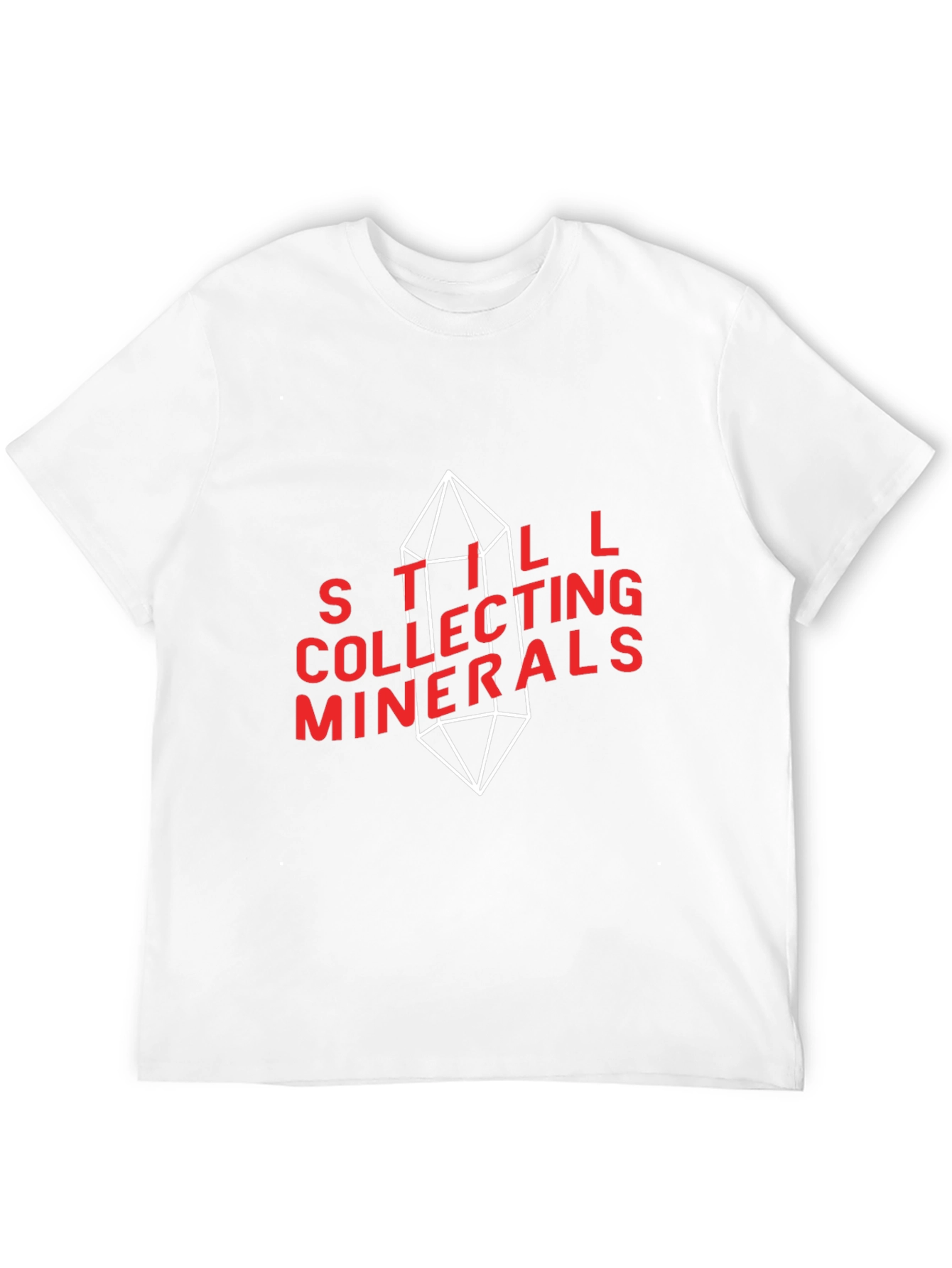 Black Still Collecting Minerals Graphic Tee view 12