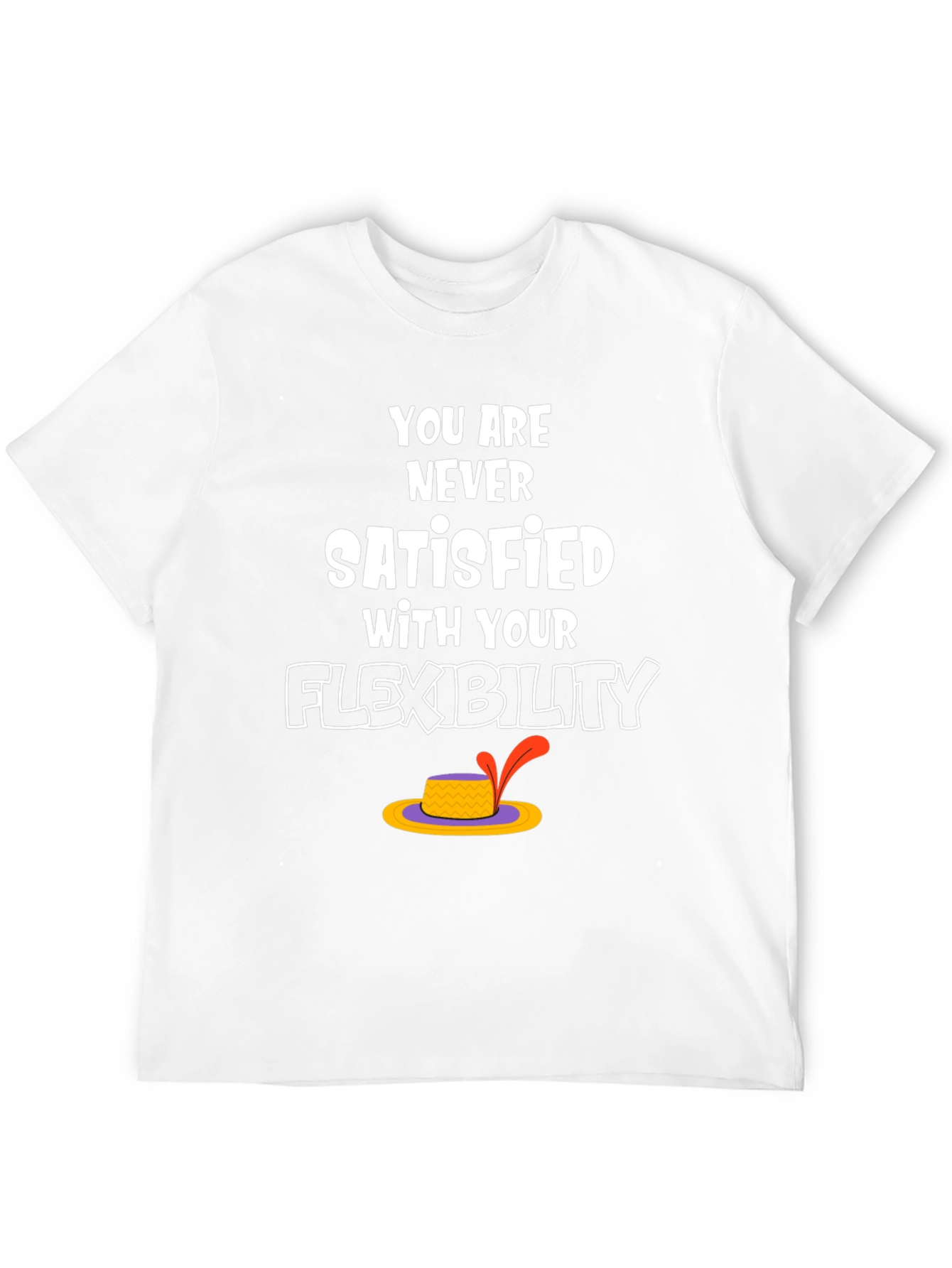 Black Funny Flexibility T-Shirt view 12