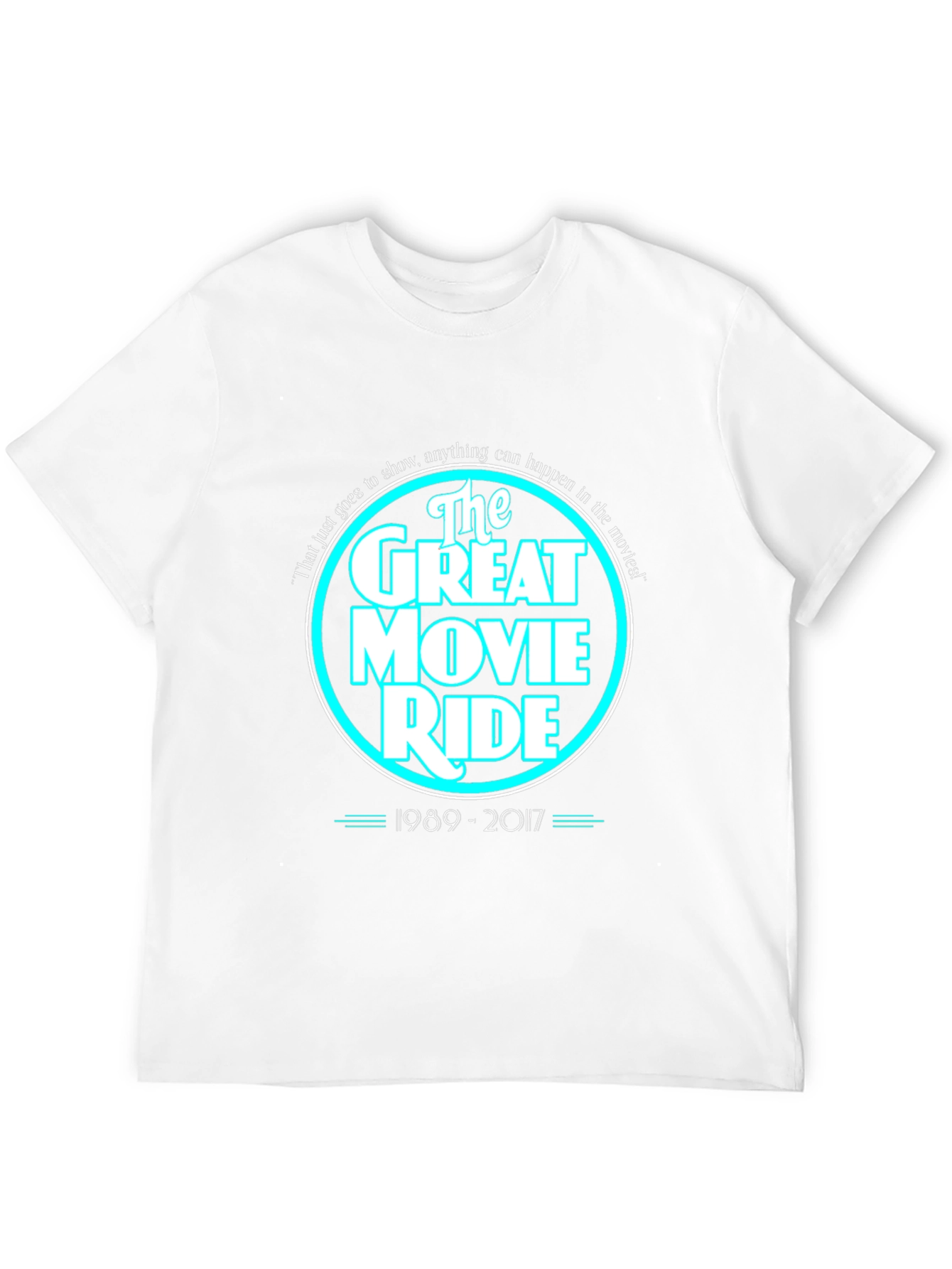 Black The Great Movie Ride Black T-Shirt view 12