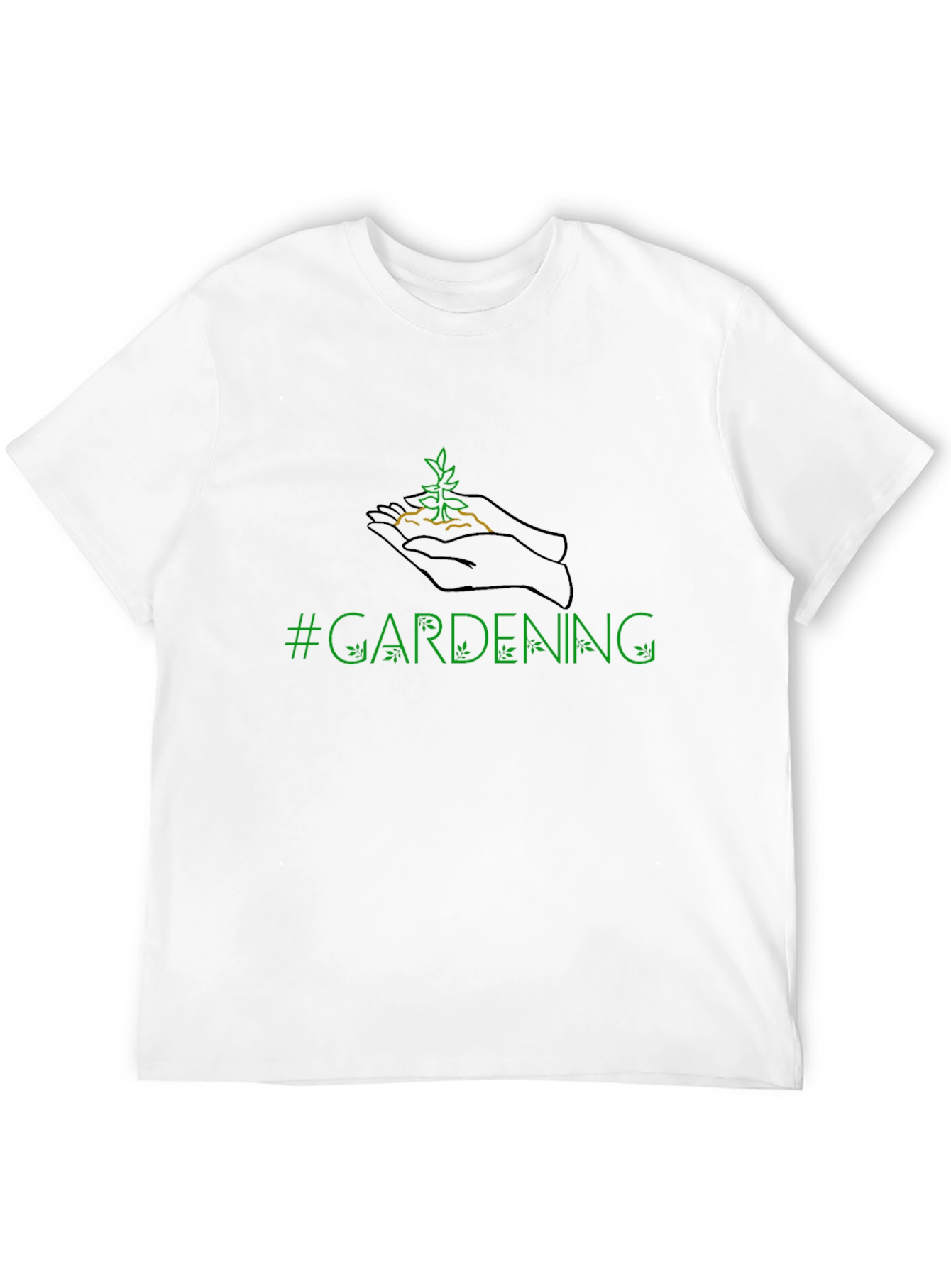 Black Gardening T-Shirt - Plant Lover Apparel view 12
