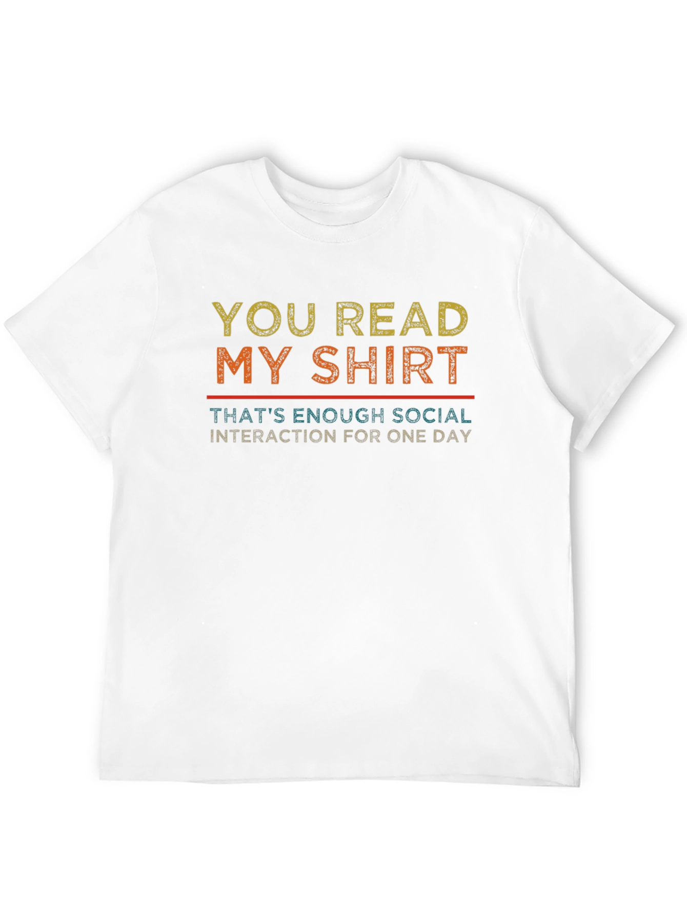 Black Funny Social Interaction T-Shirt view 12