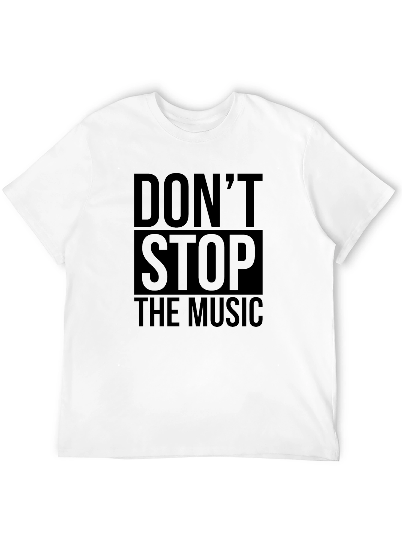 Black Don't Stop the Music Graphic Tee view 12