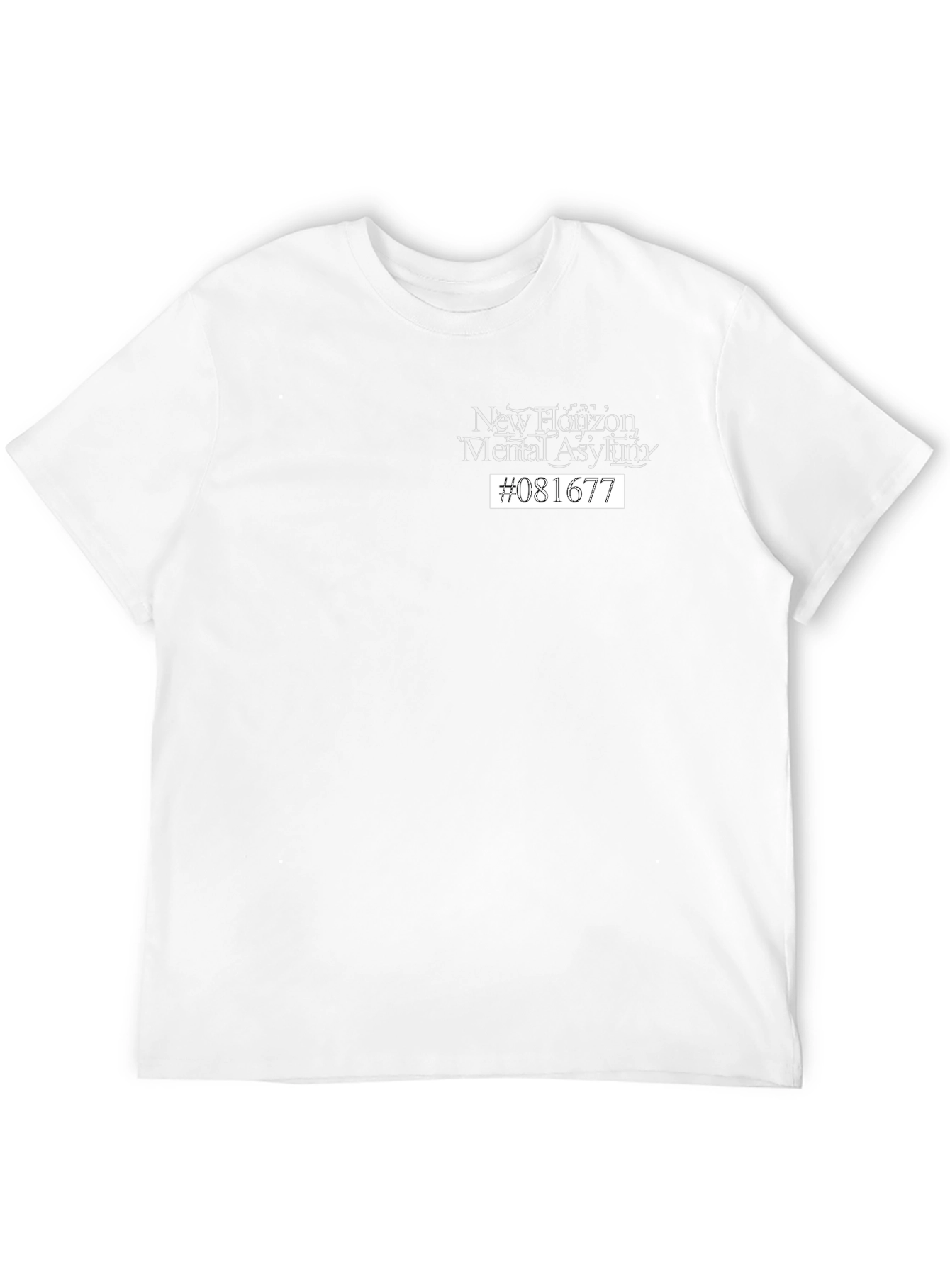 Black New Horizon Mental Asylum Graphic Tee - Black view 12