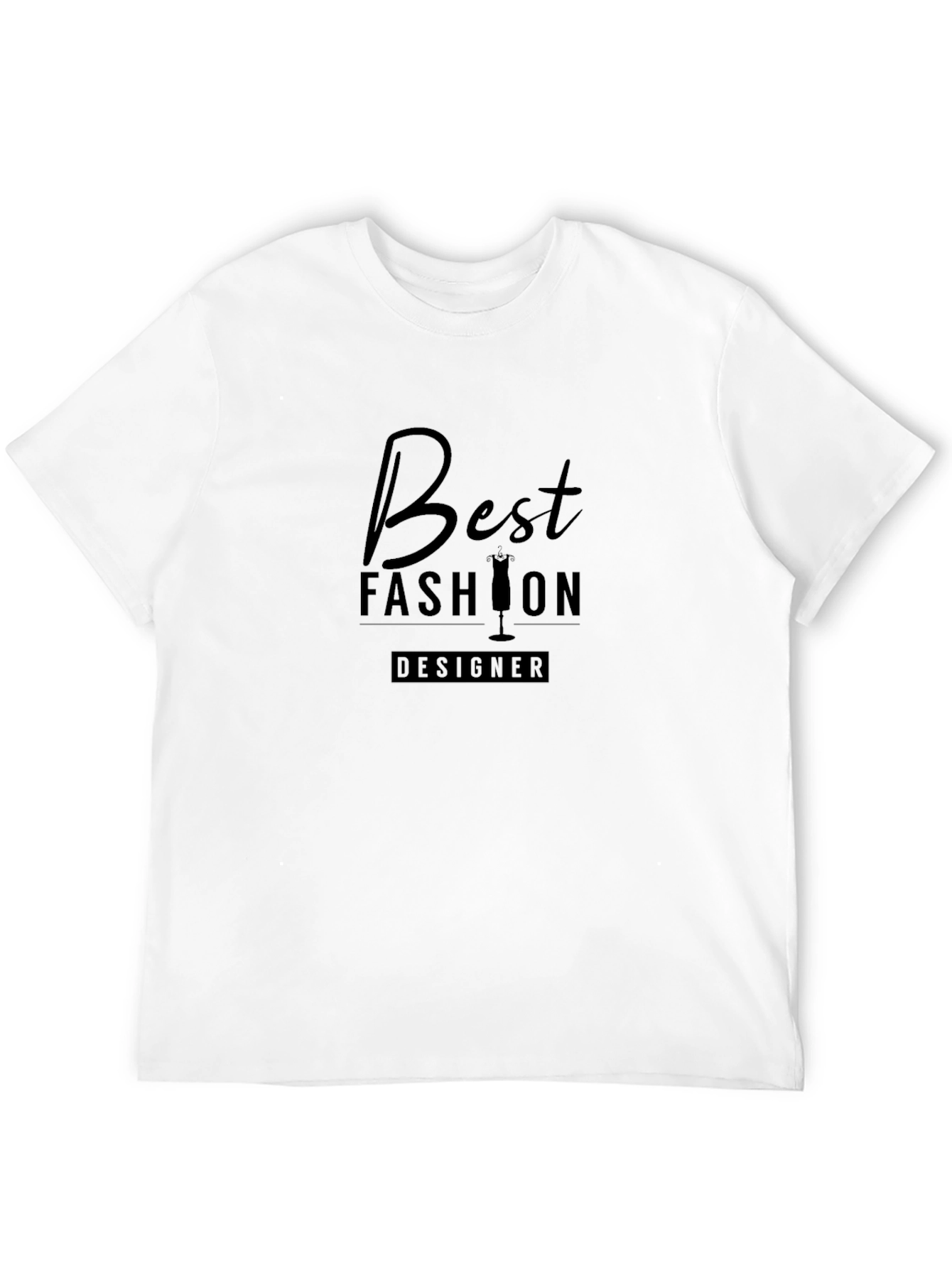 Black Best Fashion Designer Black T-Shirt view 12