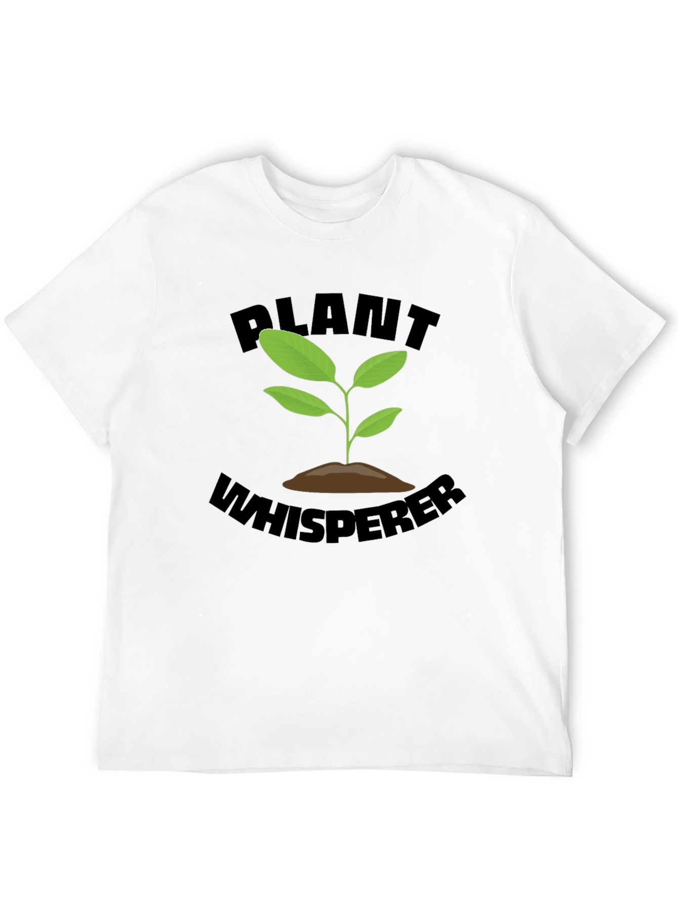 Black Plant Whisperer Black T-Shirt - Gardening Tee view 12