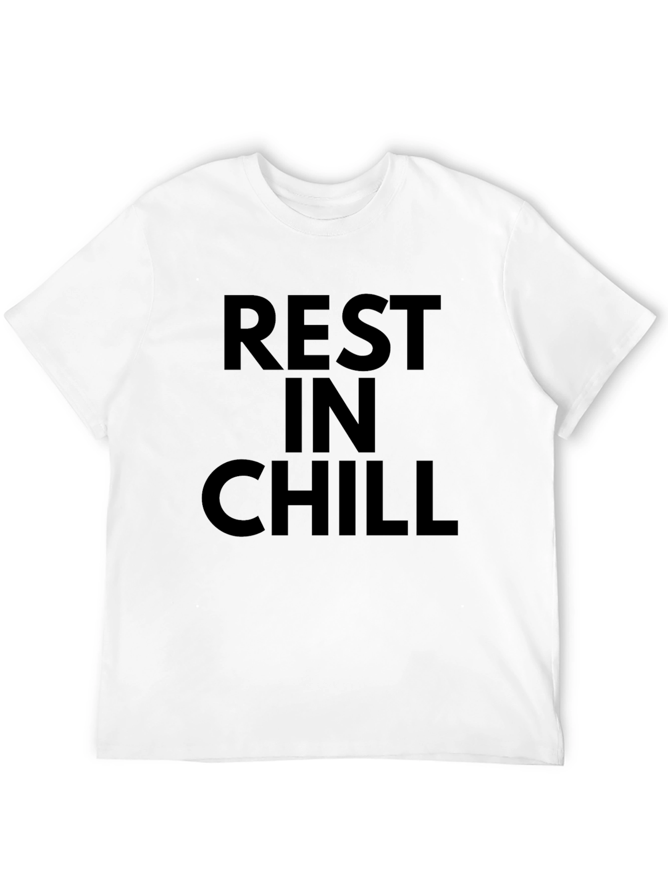 Black Rest In Chill T-Shirt - Relaxed Style view 12