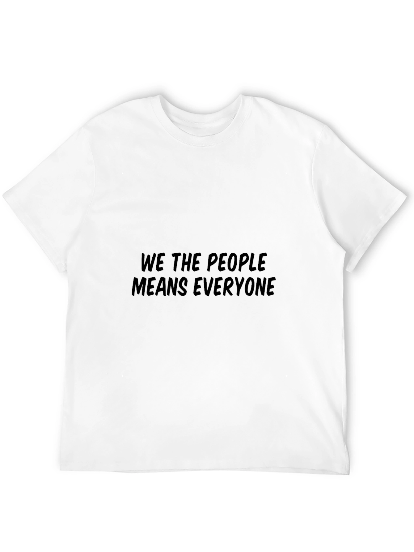 Black We The People T-Shirt: Equality For All view 12