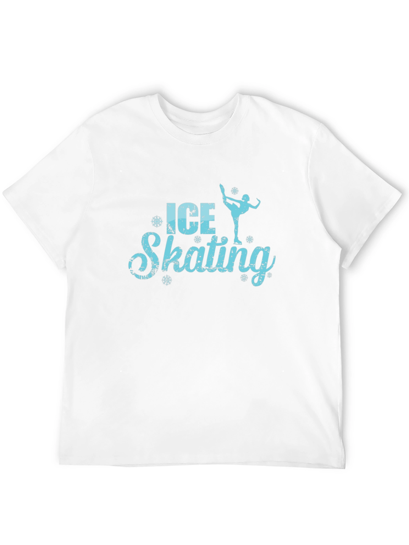 Black Ice Skating Graphic Black T-Shirt view 12