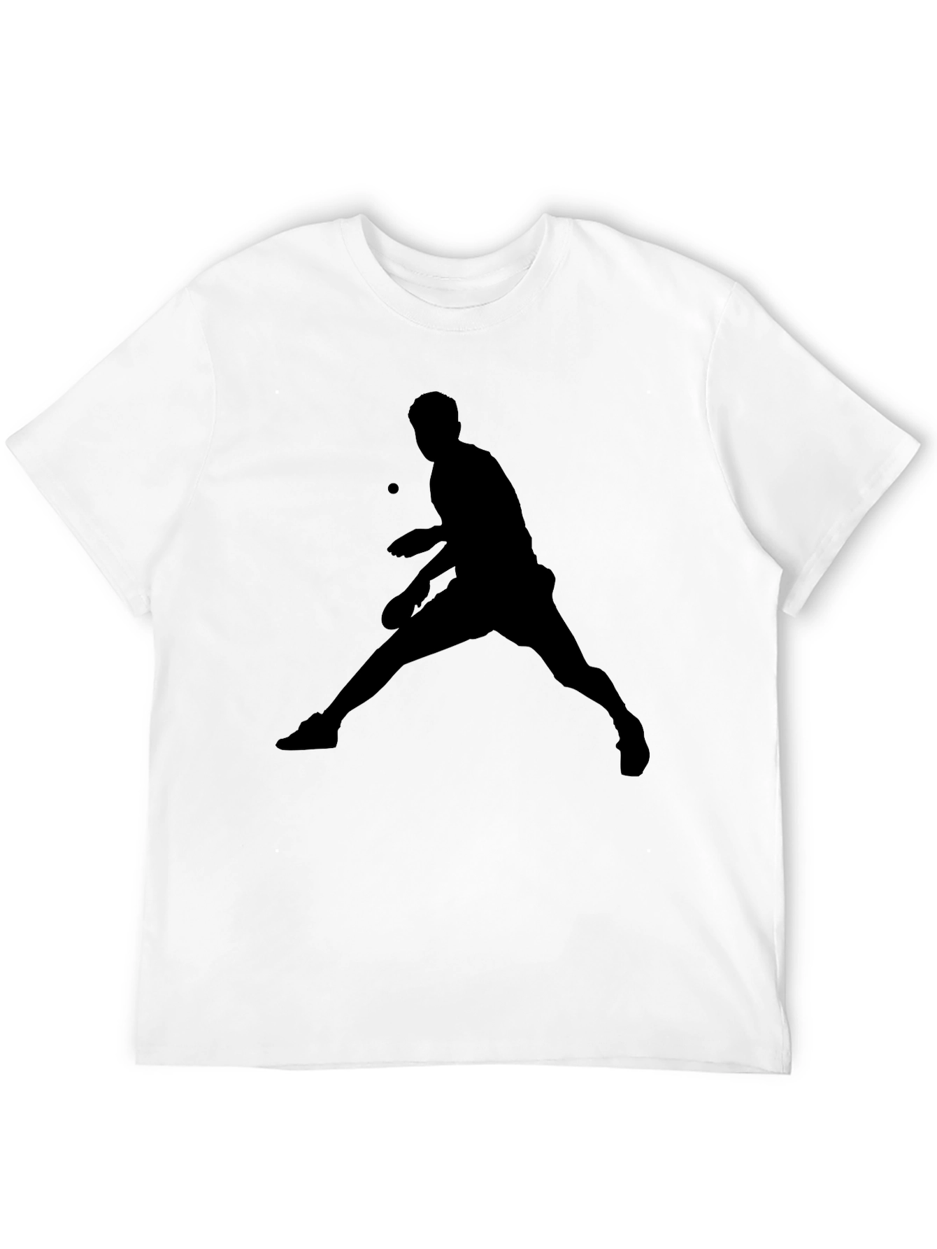 Black Black Table Tennis Graphic Tee view 12