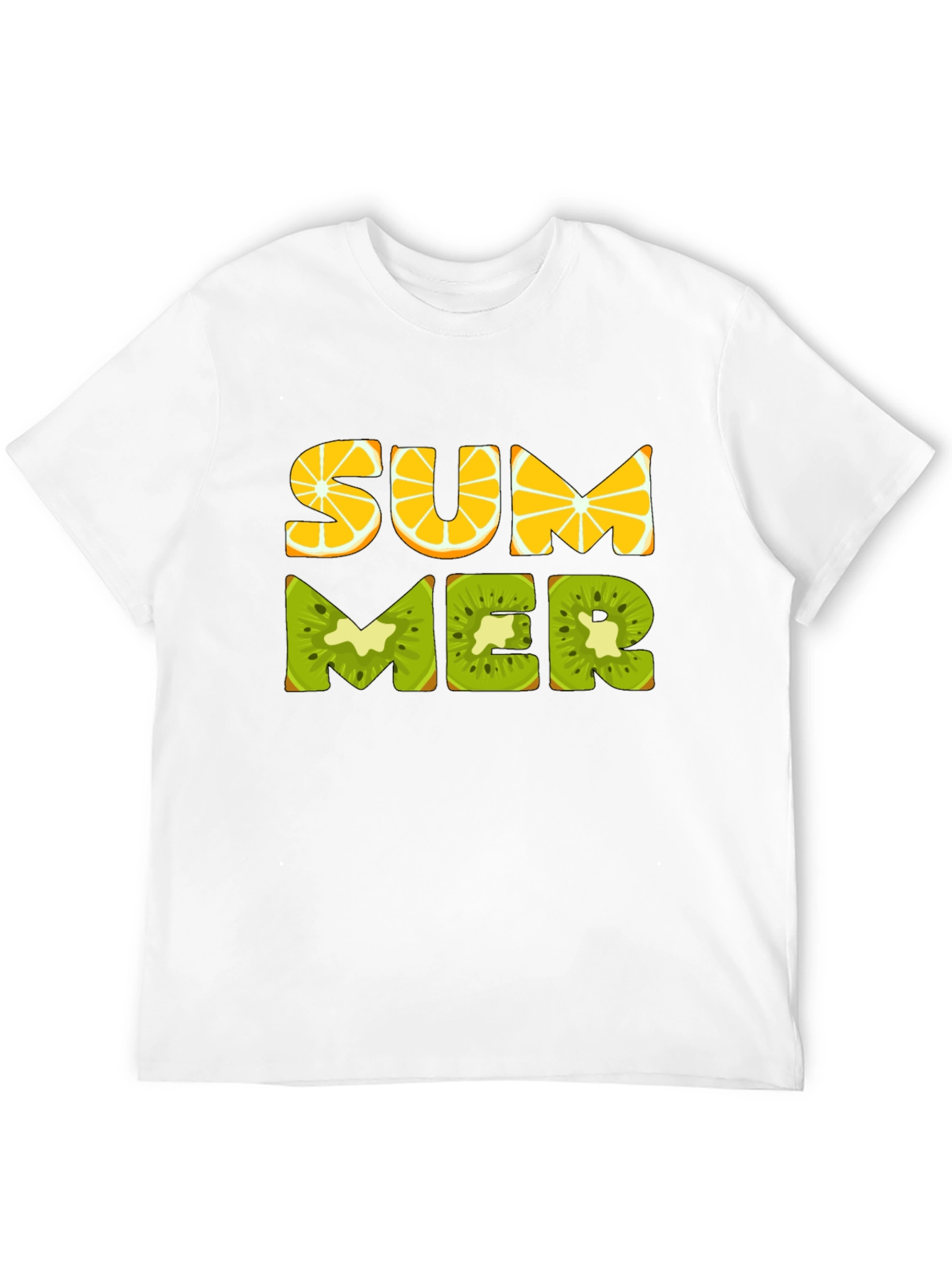 Black Summer Fruit T-Shirt - Fresh & Fun Design view 12