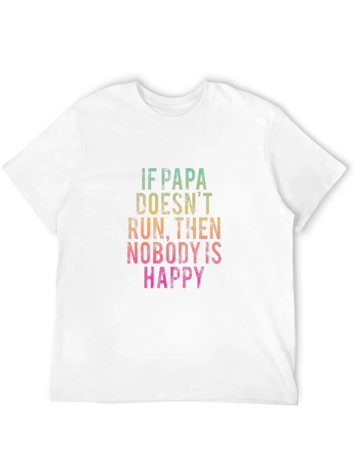 Black Funny Papa Run T-Shirt - Gift for Dad view 12