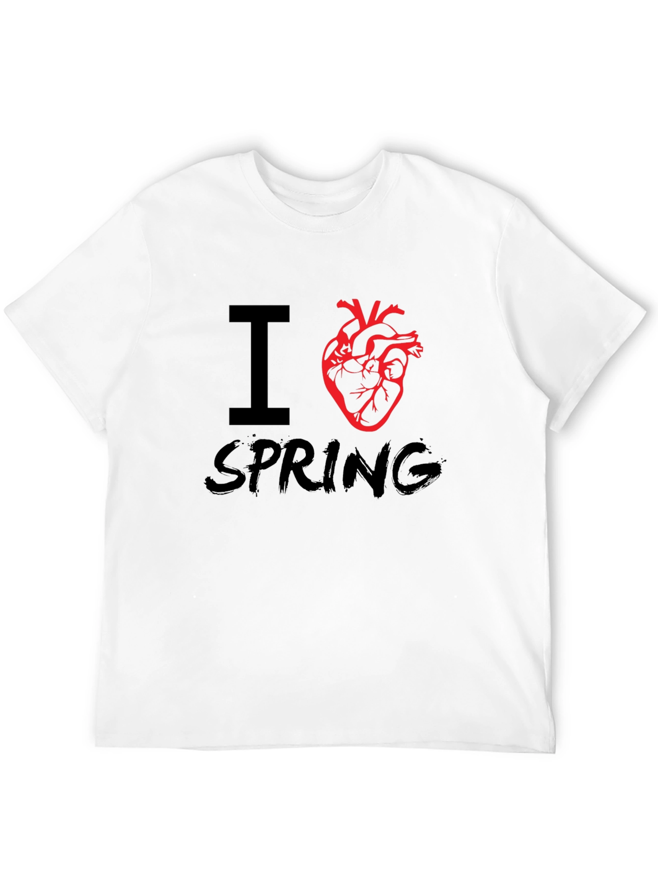 Black I Heart Spring Graphic Tee - Black view 12