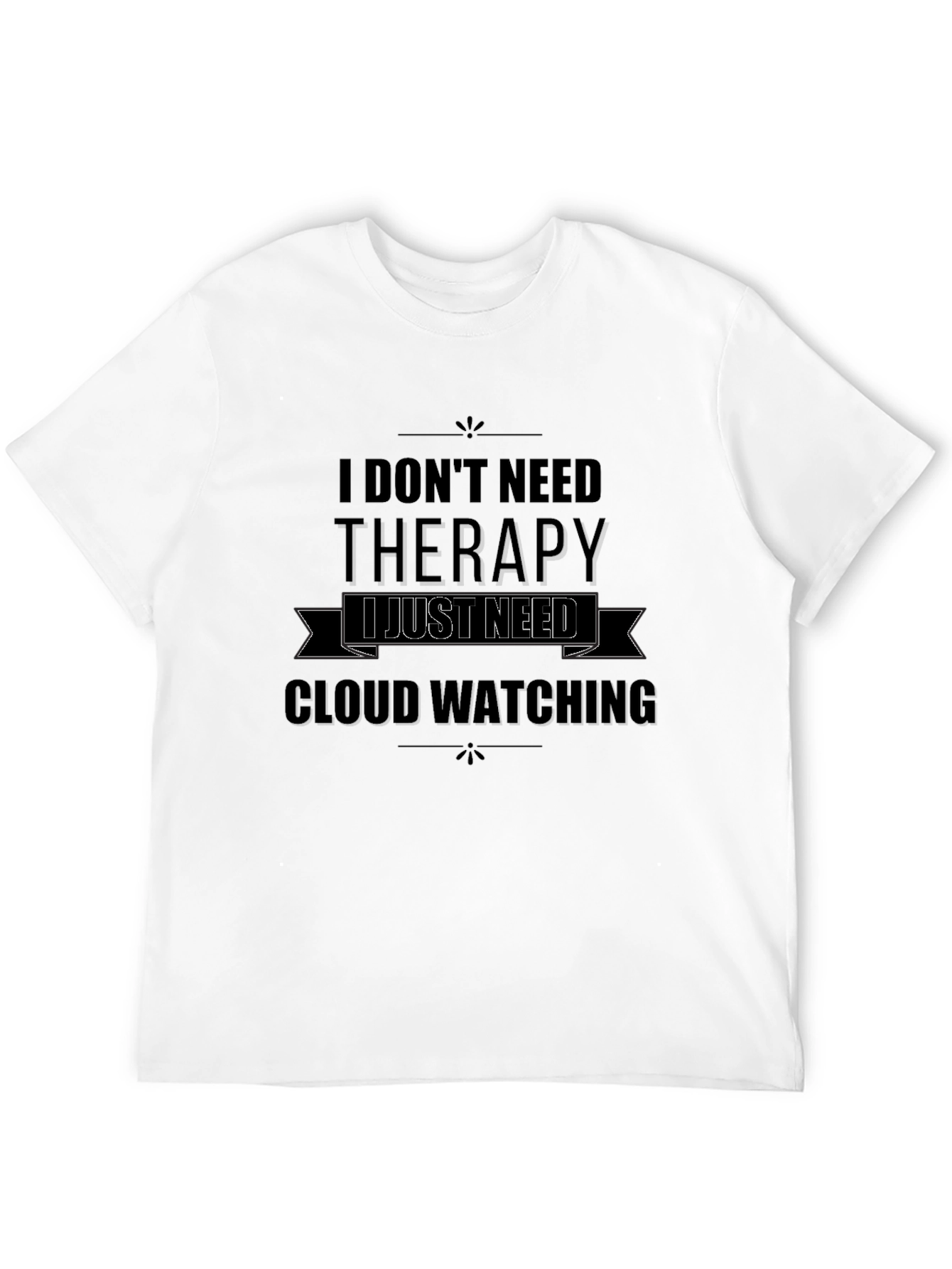 Black Cloud Watching T-Shirt - Therapy Alternative Tee view 12