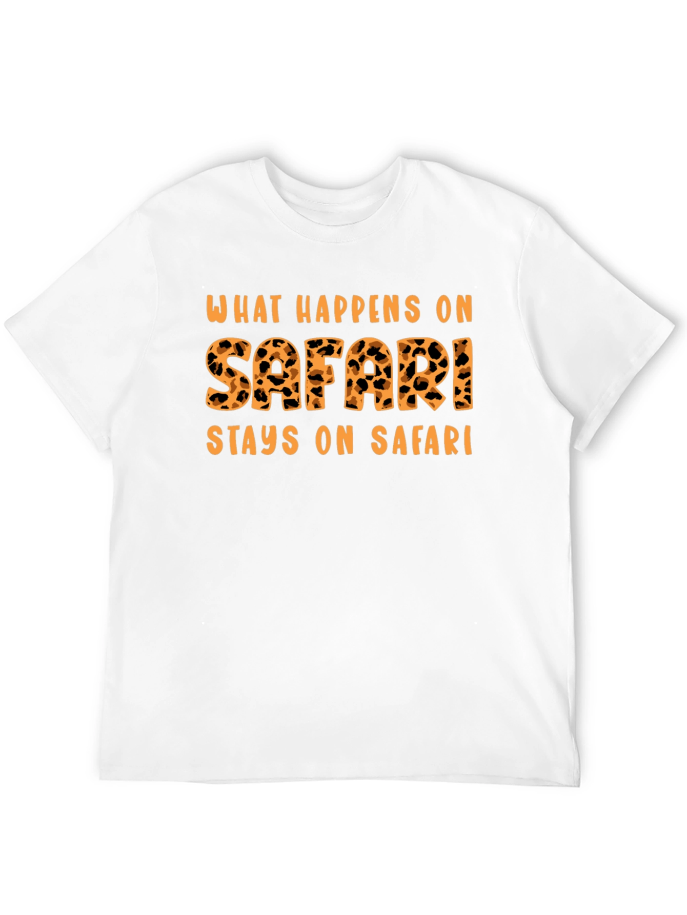 Black Safari Adventure T-Shirt - What Happens On Safari view 12