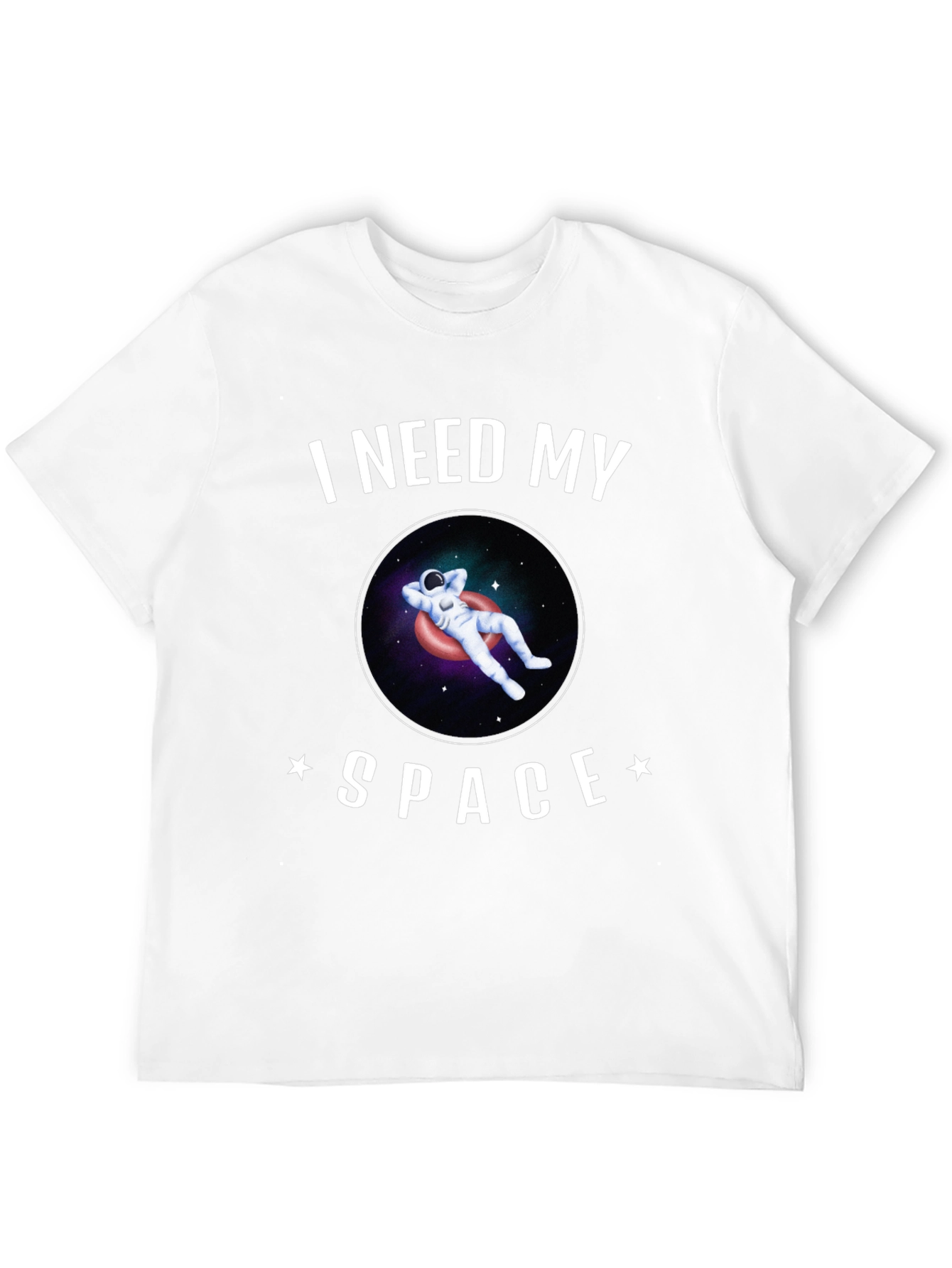 Black I Need My Space Graphic T-Shirt view 12