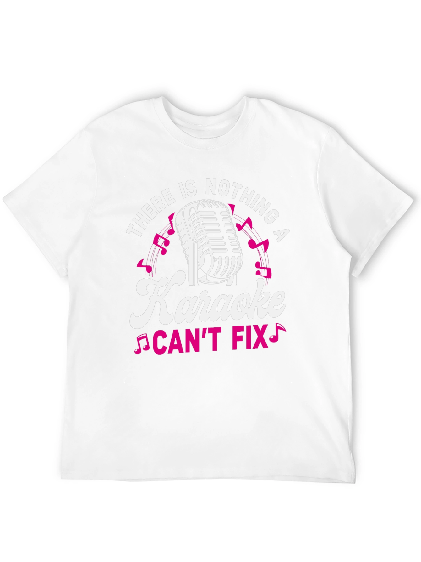 Black Karaoke Fix T-Shirt - Music Lover Tee view 12