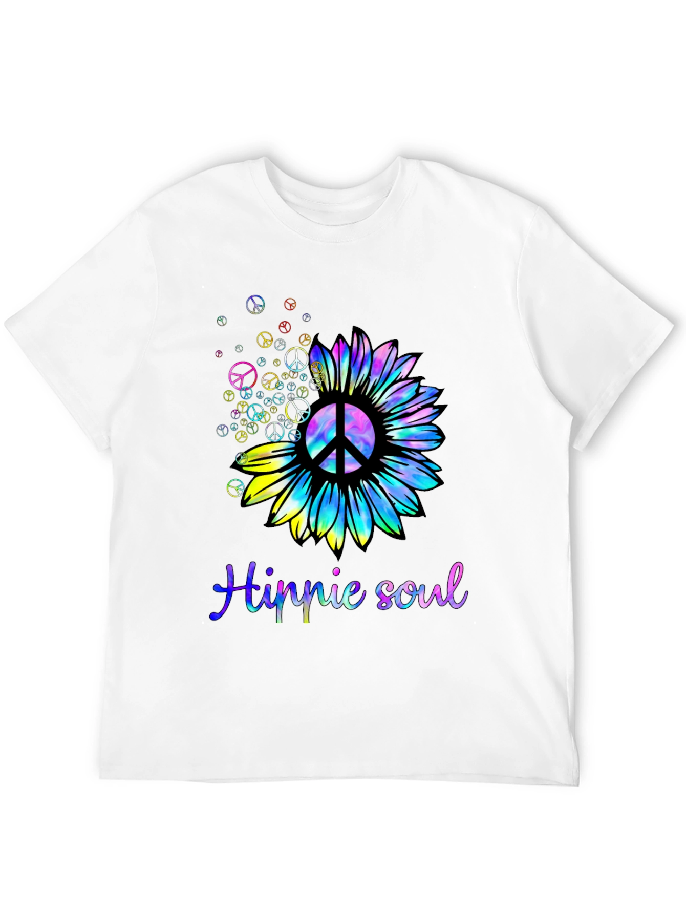 Black Hippie Soul Sunflower Graphic Tee view 12