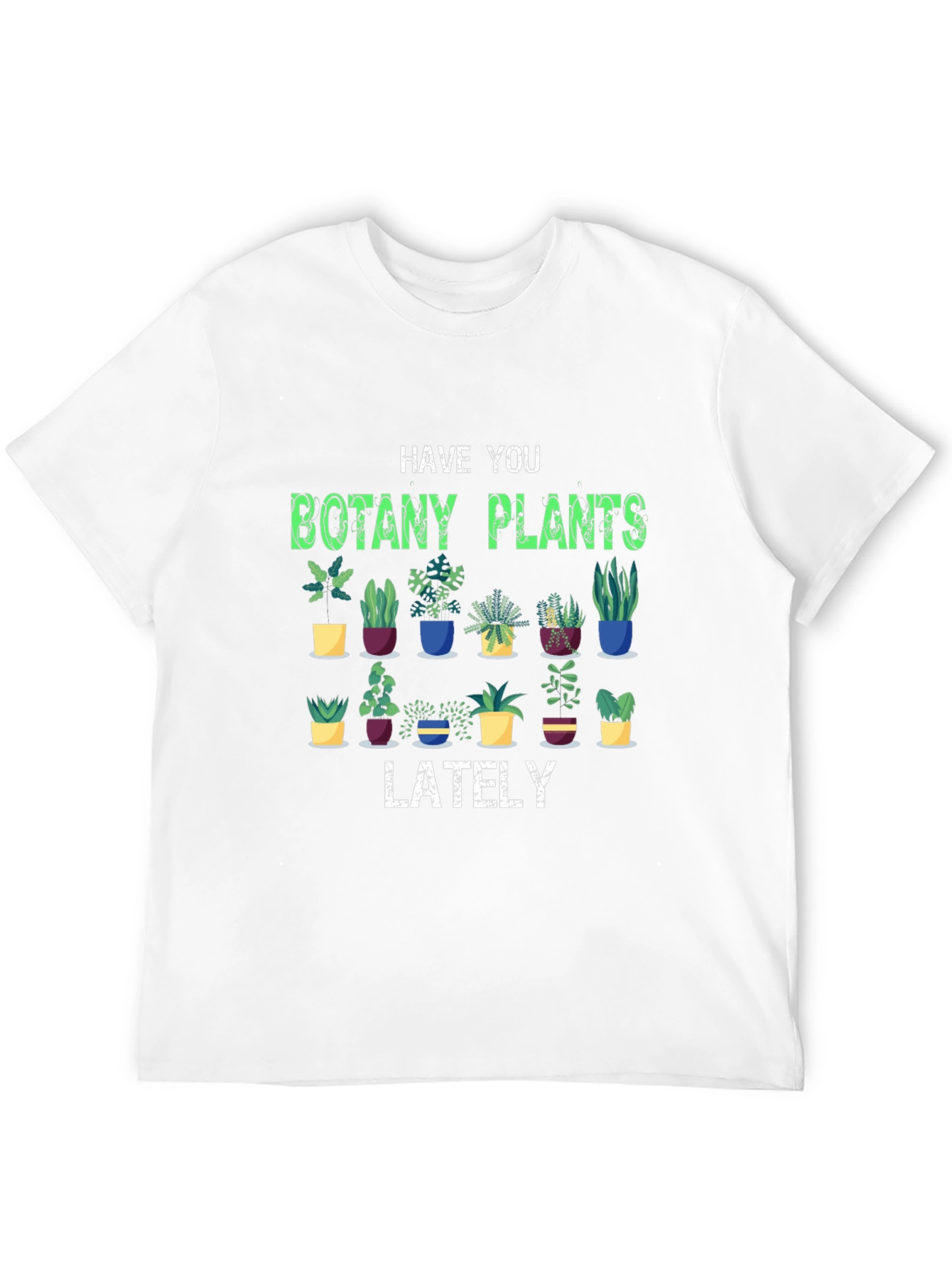 Black Botany Plants T-Shirt - Garden Lover Tee view 12